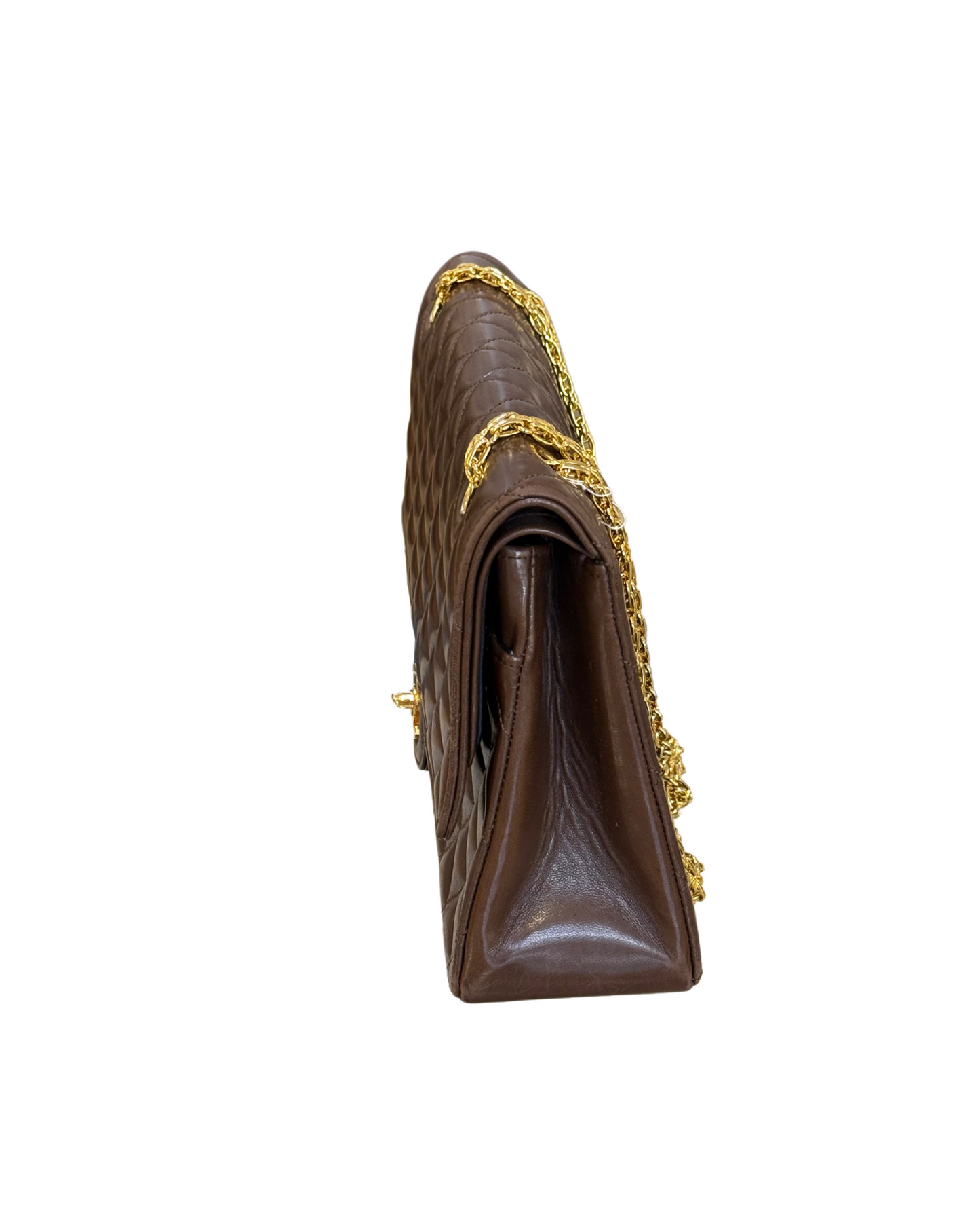 CHANEL DOUBLE FLAP COLOR CIOCCOLATO