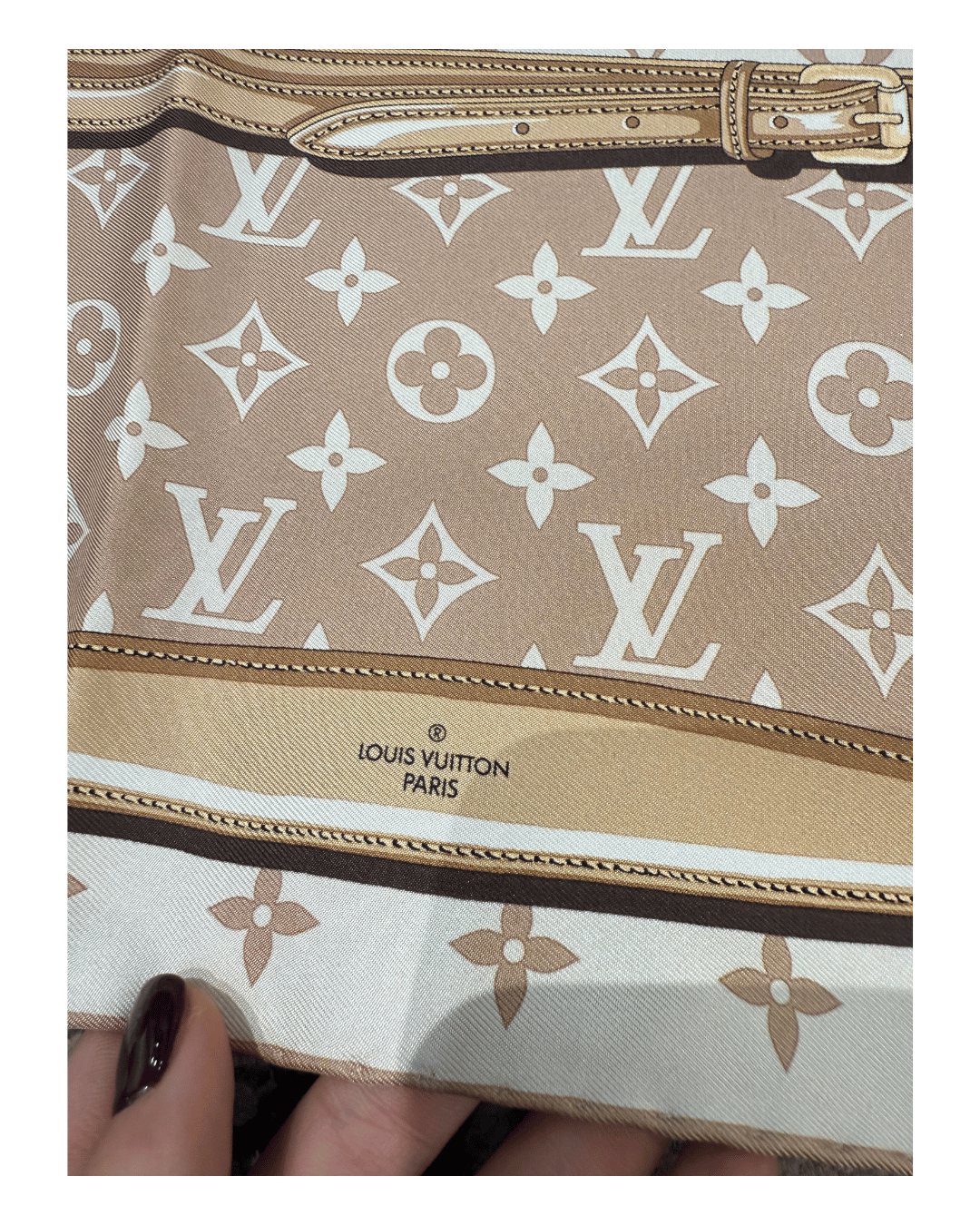 FOULARD LOUIS VUITTON MONOGRAM CHAINS