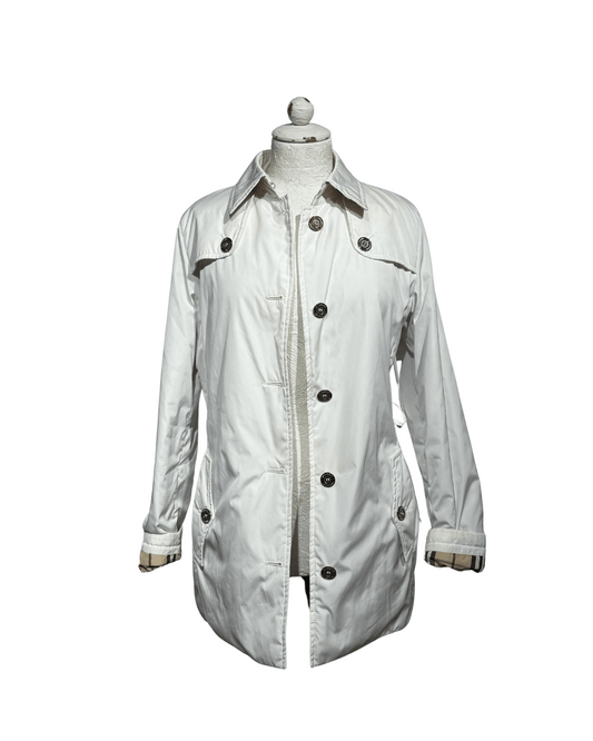 GIACCA IMPERMEABILE BURBERRY BIANCA