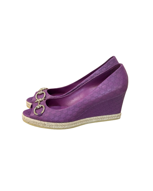 SANDALI ZEPPA GUCCI VIOLA