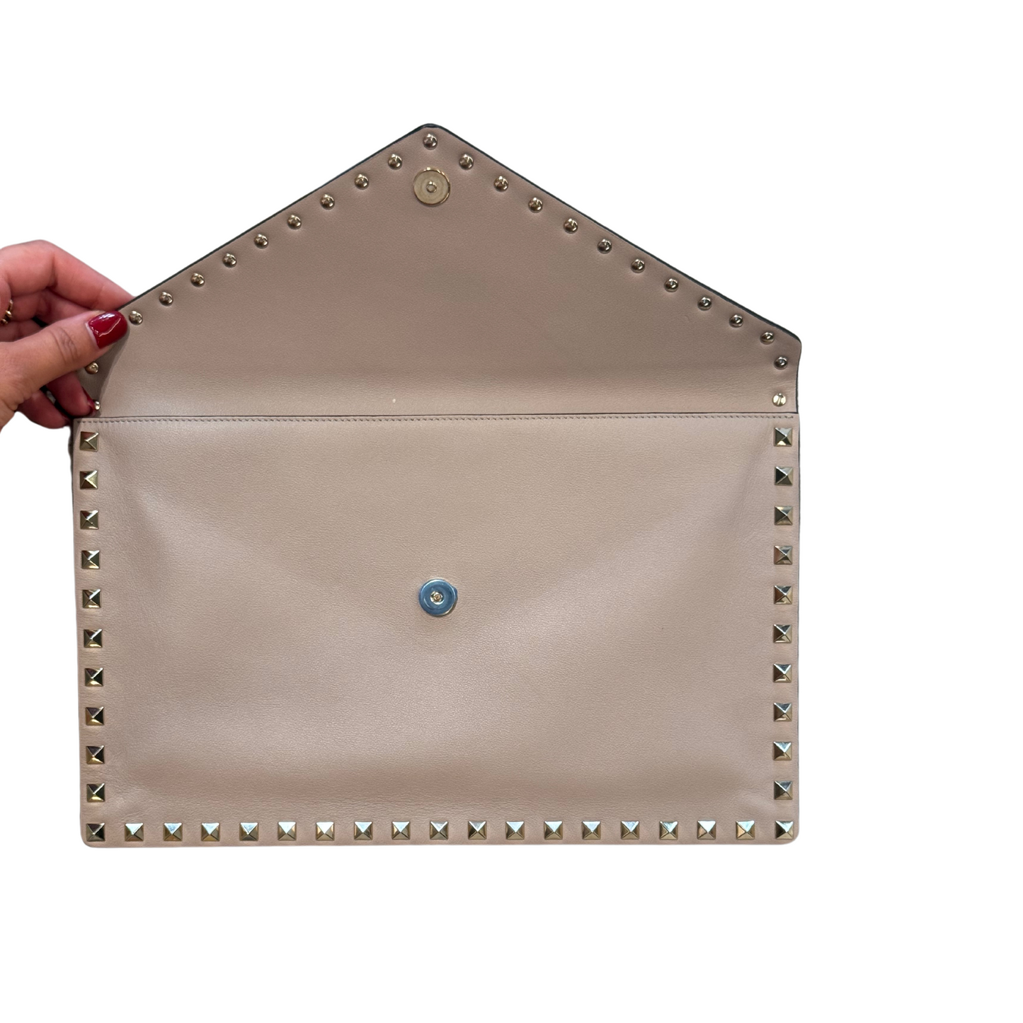 POCHETTE VALENTINO ROCKSTUD ROSA ANTICO
