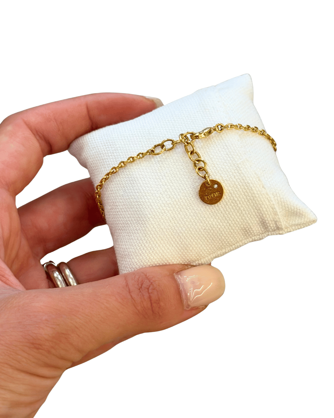 BRACCIALE METALLO DORATO DIOR CON SCATOLA