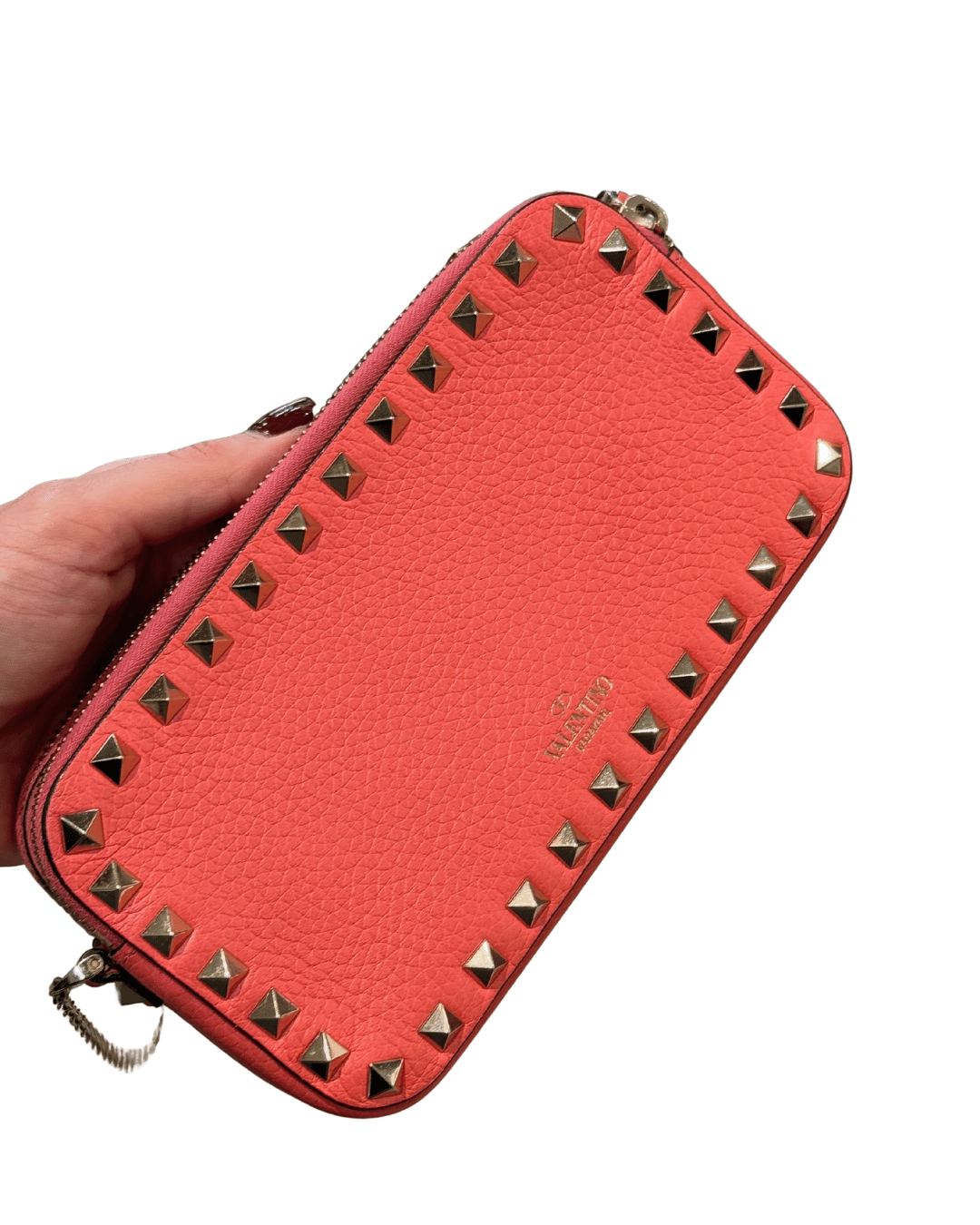 POCHETTE VALENTINO ROSA/SALMONE