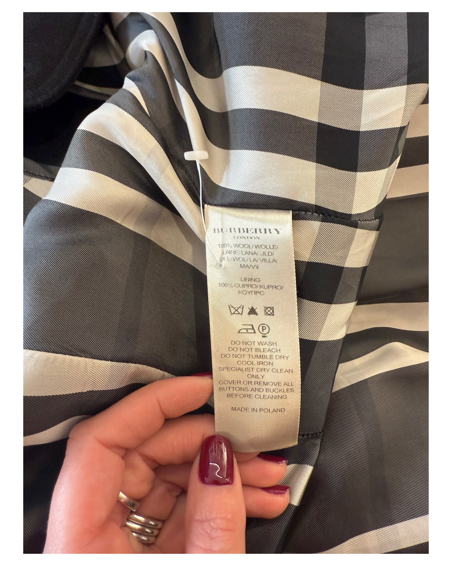 CAPPOTTO BURBERRY NERO