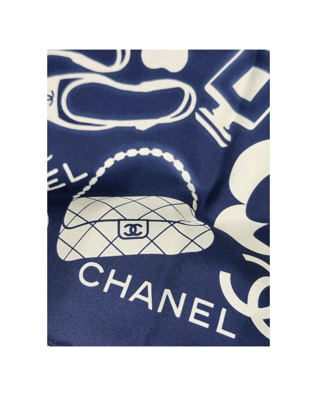 FOULARD CHANEL BLU NAVY