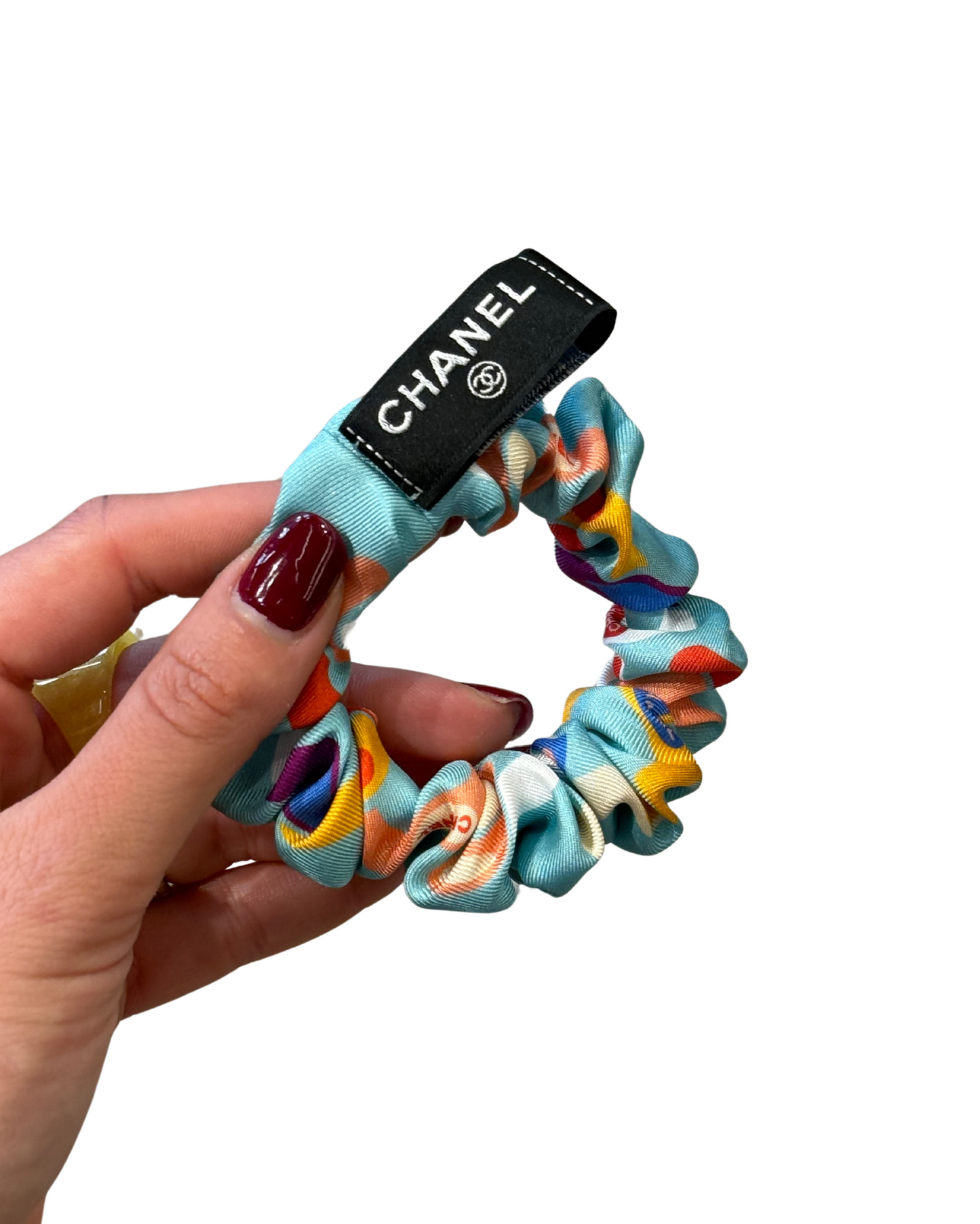 ELASTICO CHANEL AZZURRO