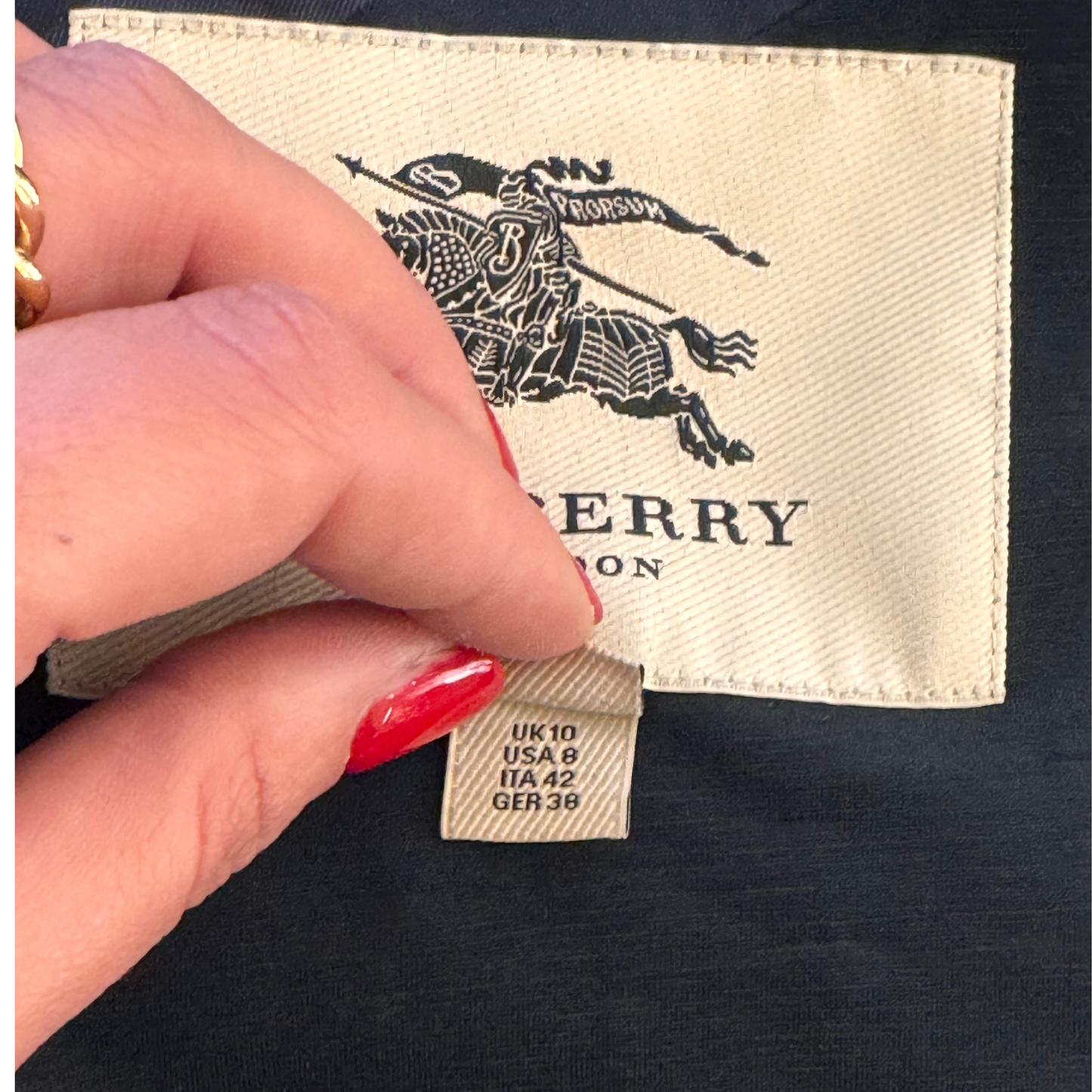 VESTITO BURBERRY BLU