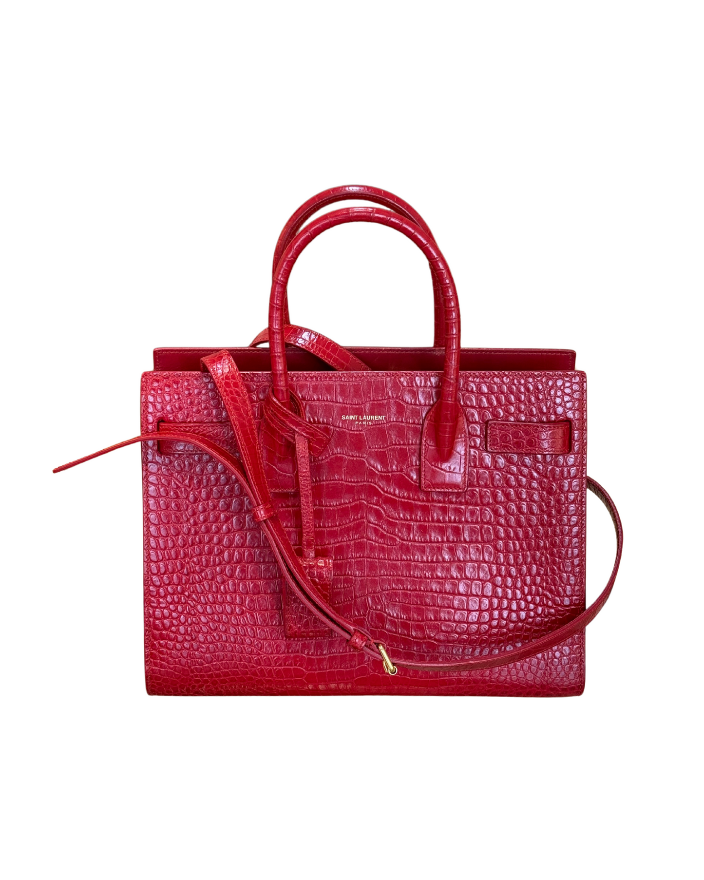 SAC DE JOUR SMALL ROSSA STAMPA COCCO