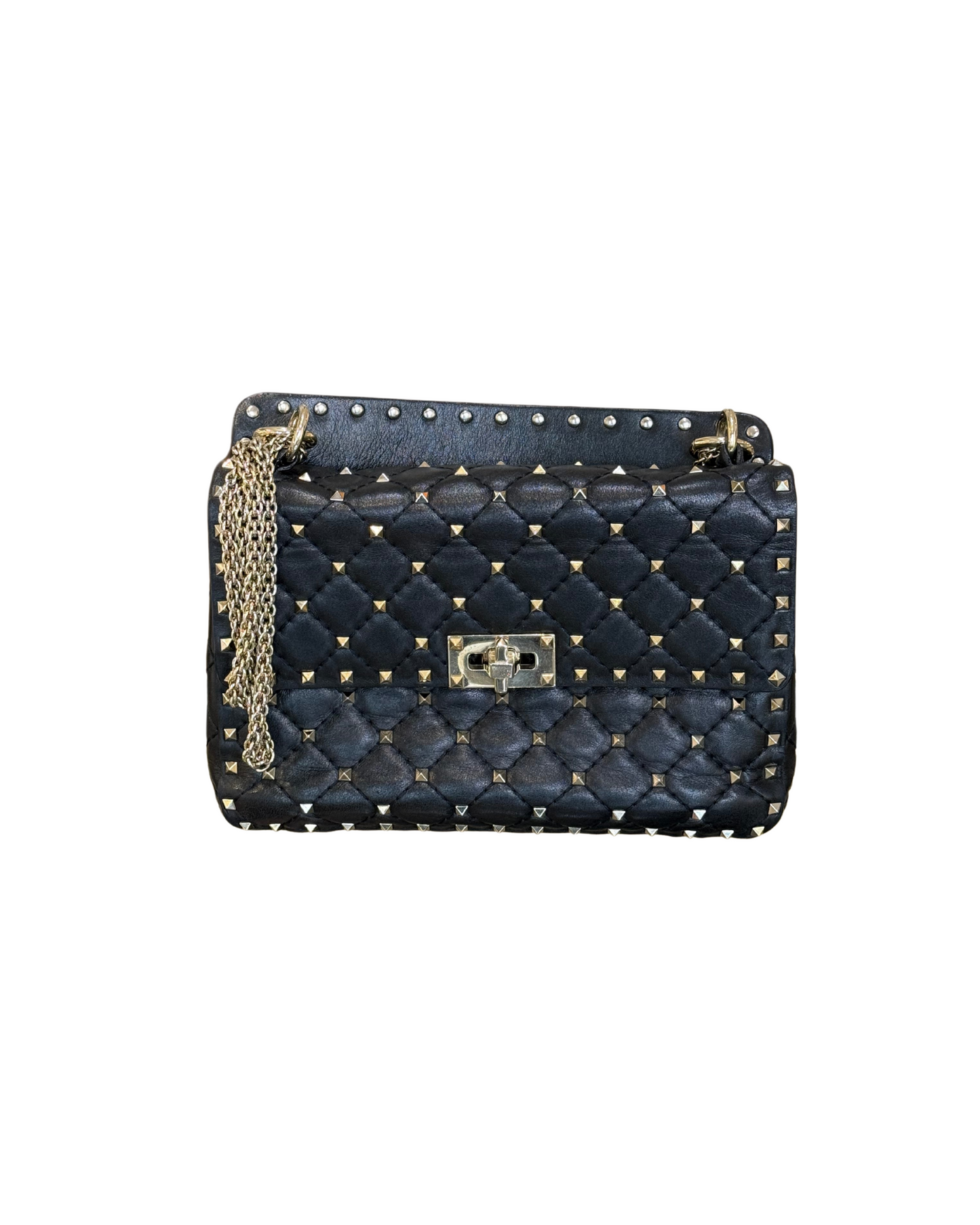 VALENTINO SPIKE MEDIA NERA