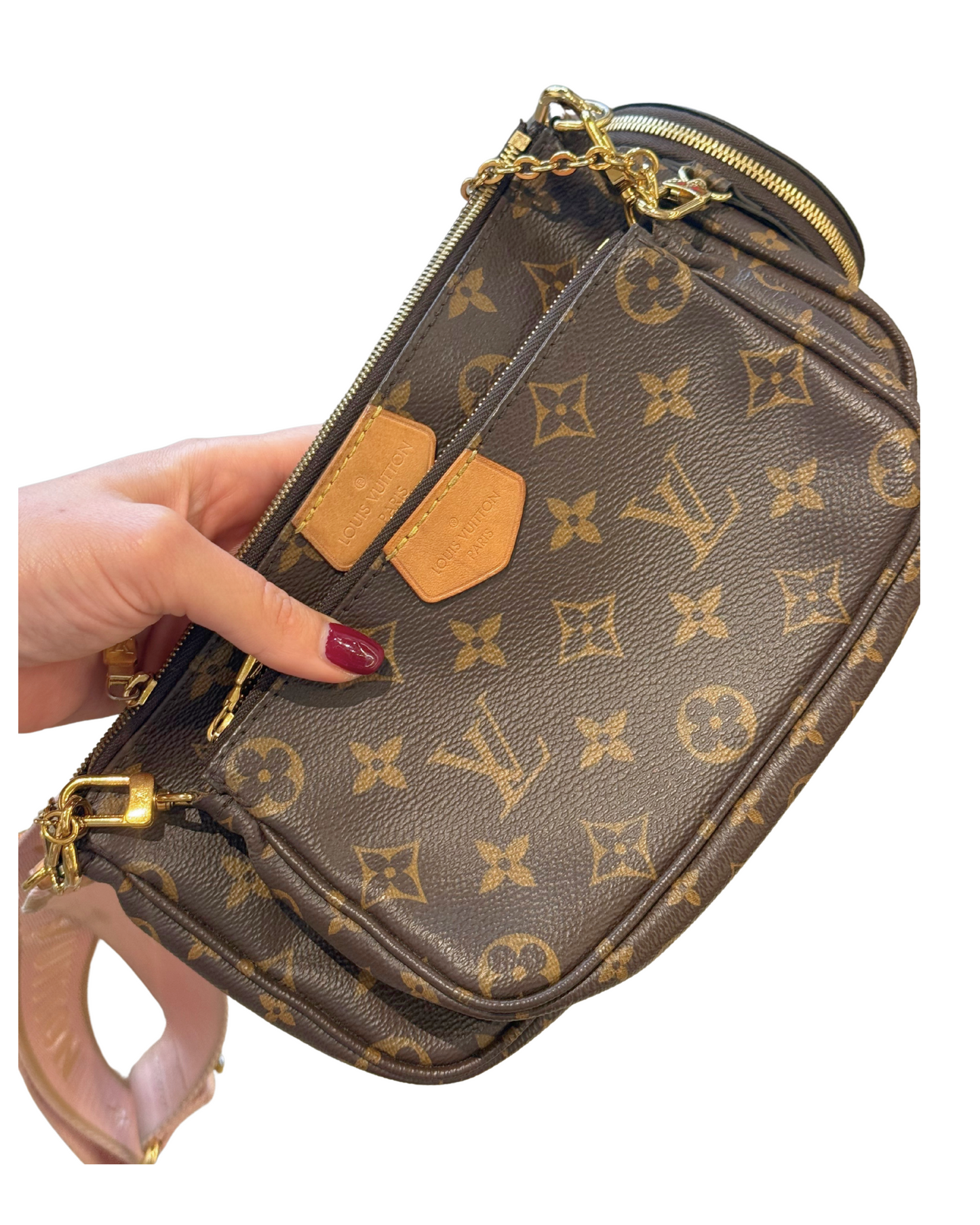 MULTIPOCHETTE LOUIS VUITTON TRACOLLA ROSA