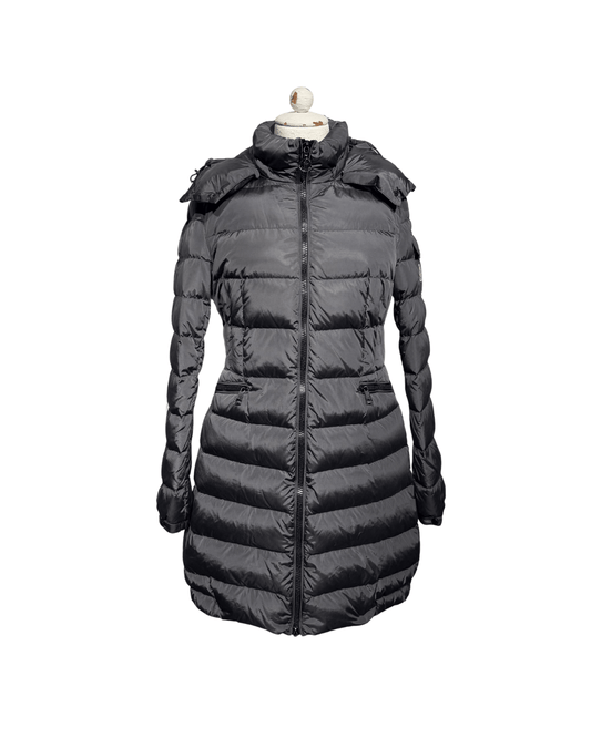 MONCLER LUNGO GRIGIO DONNA