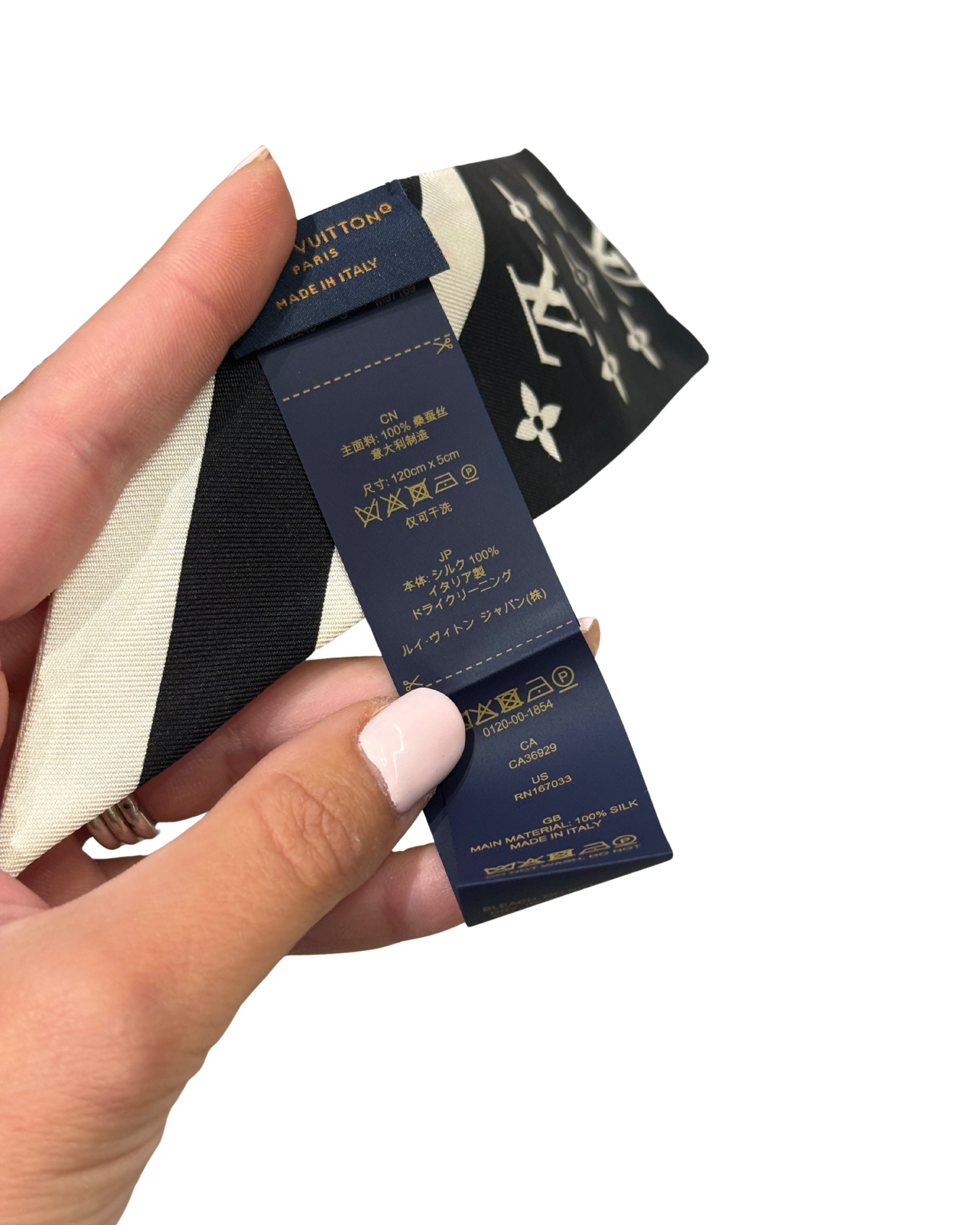 TWILLY SOTTILE LOUIS VUITTON BIANCO E NERO