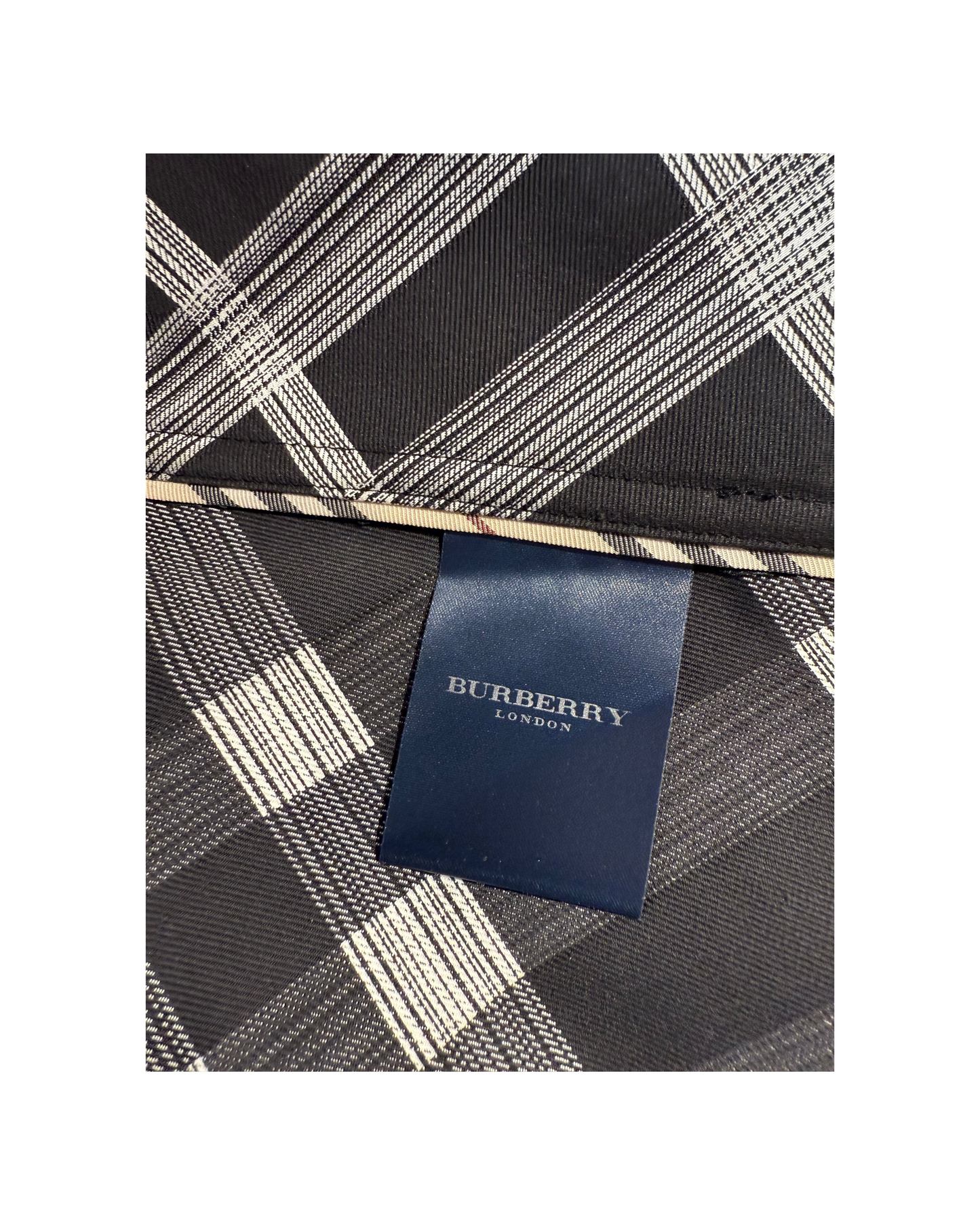 GONNA BURBERRY CHECK GRIGIA
