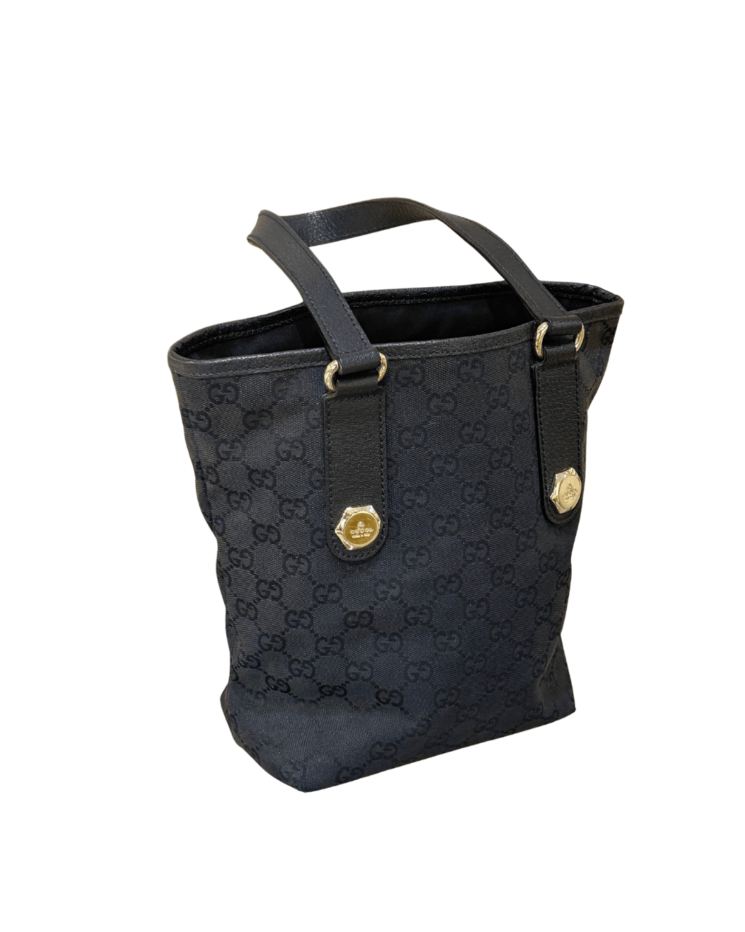 GUCCI SECCHIELLO TESSUTO NERO