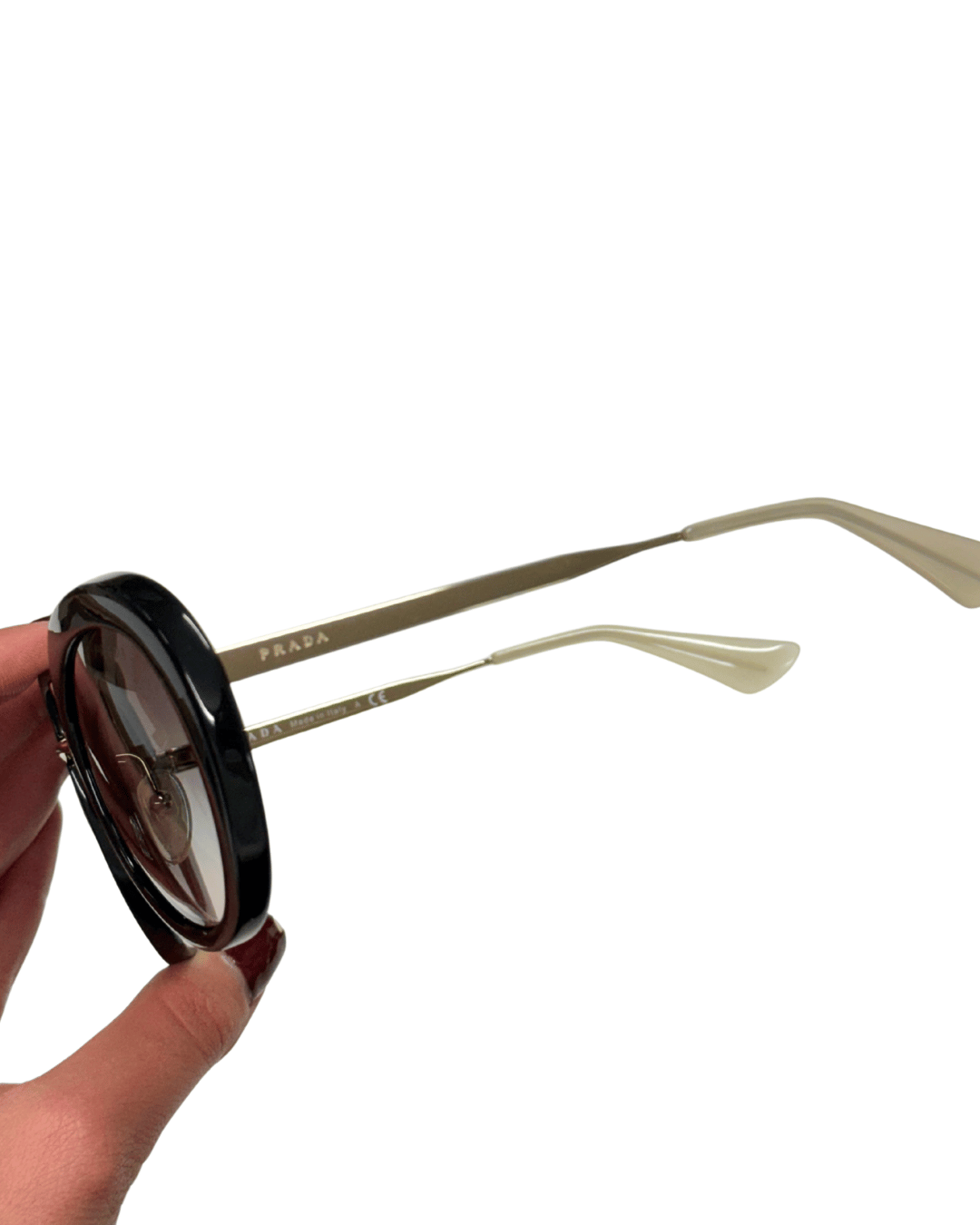 OCCHIALI DA SOLE TONDI NERI