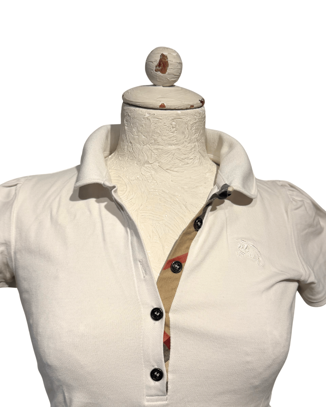 POLO BURBERRY BIANCA Tg XS