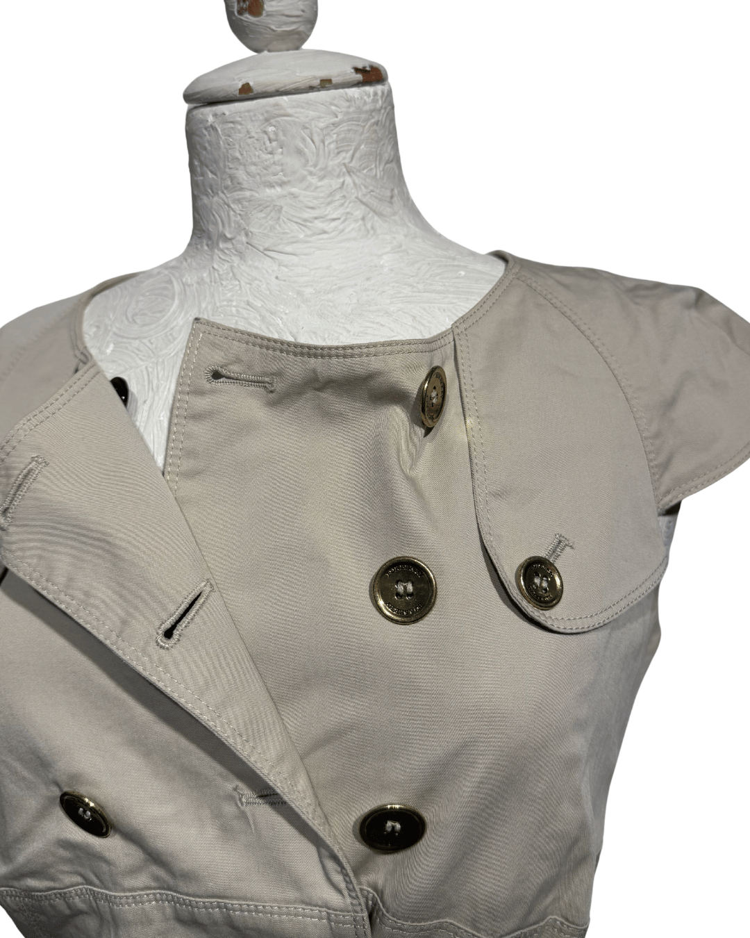 ABITO TRENCH BURBERRY BEIGE Tg 40