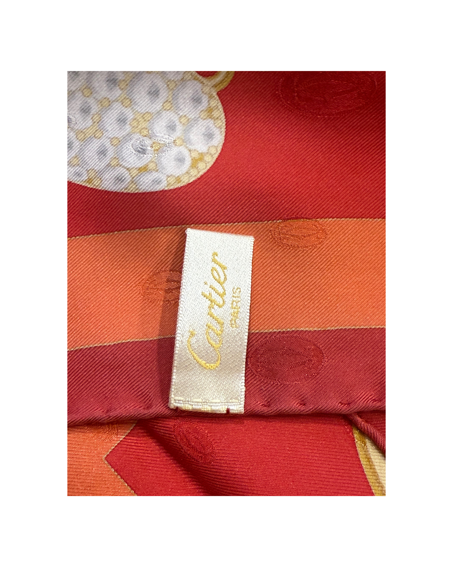 FOULARD CARTIER - MOTIVO GIOIELLI E PANTERA