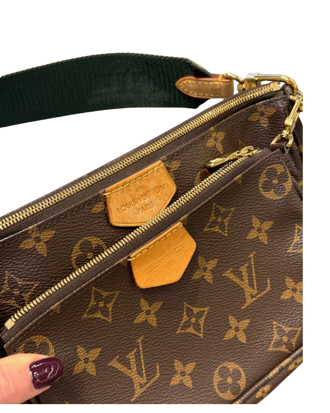 MULTIPOCHETTE LOUIS VUITTON TRACOLLA VERDE