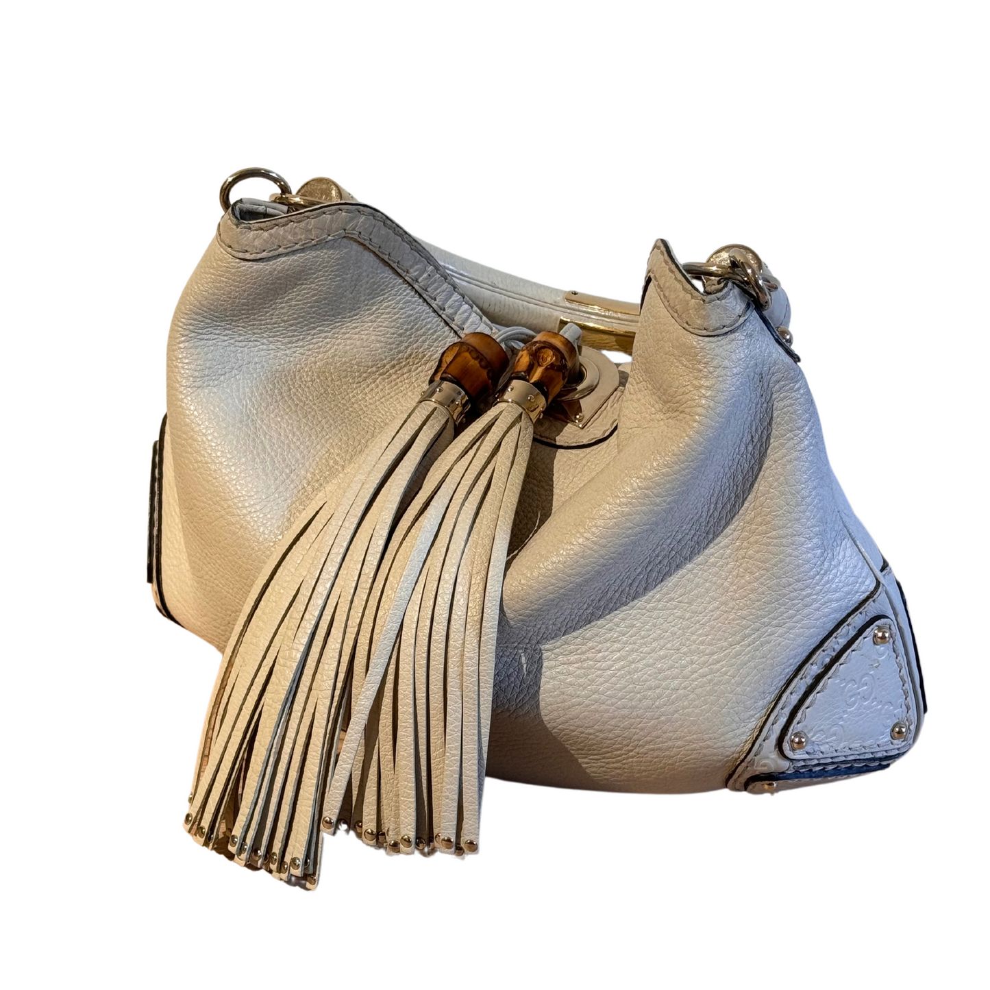 HOBO INDY GUCCI PELLE CREMA