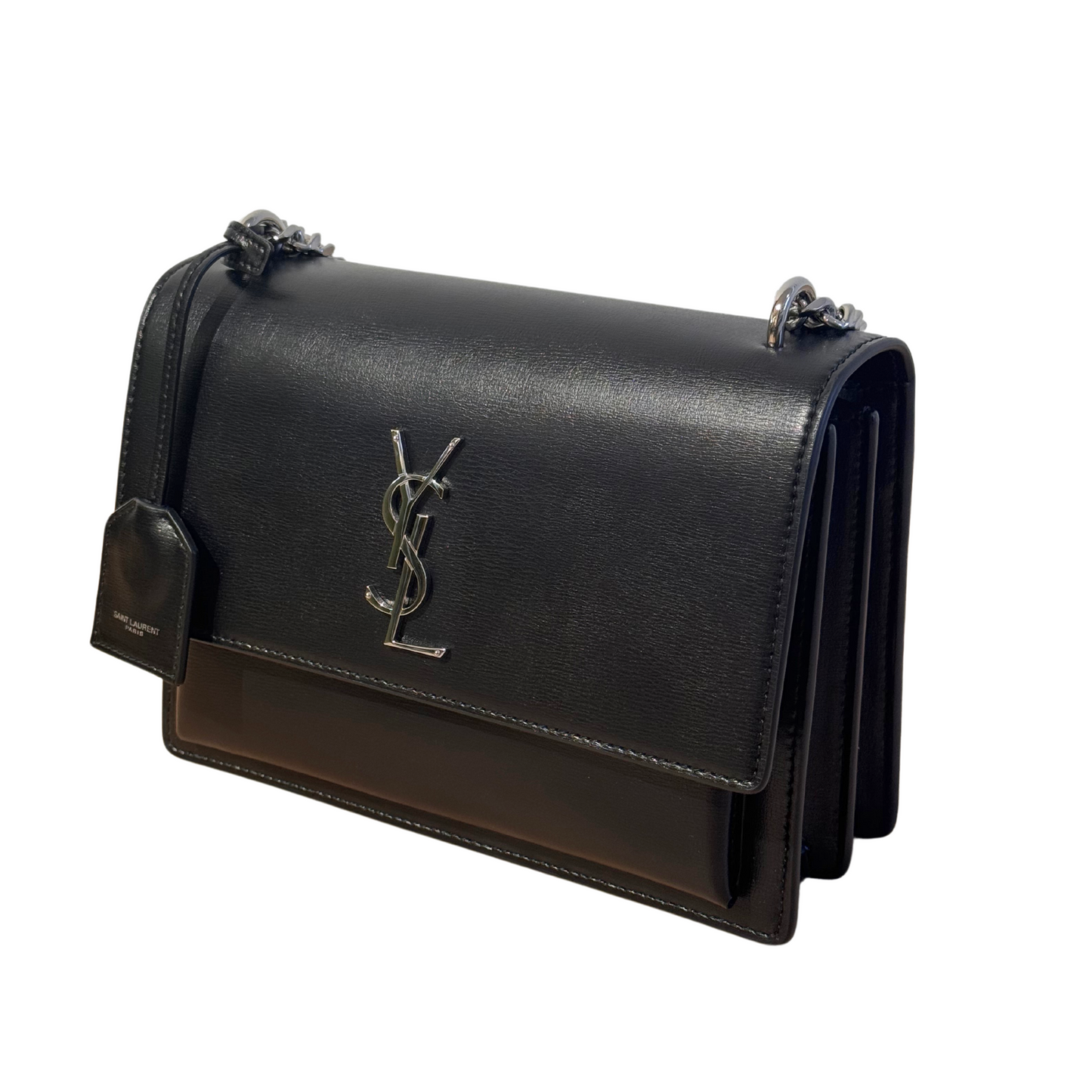 SUNSET YSL NERA HARDWARE ARGENTO