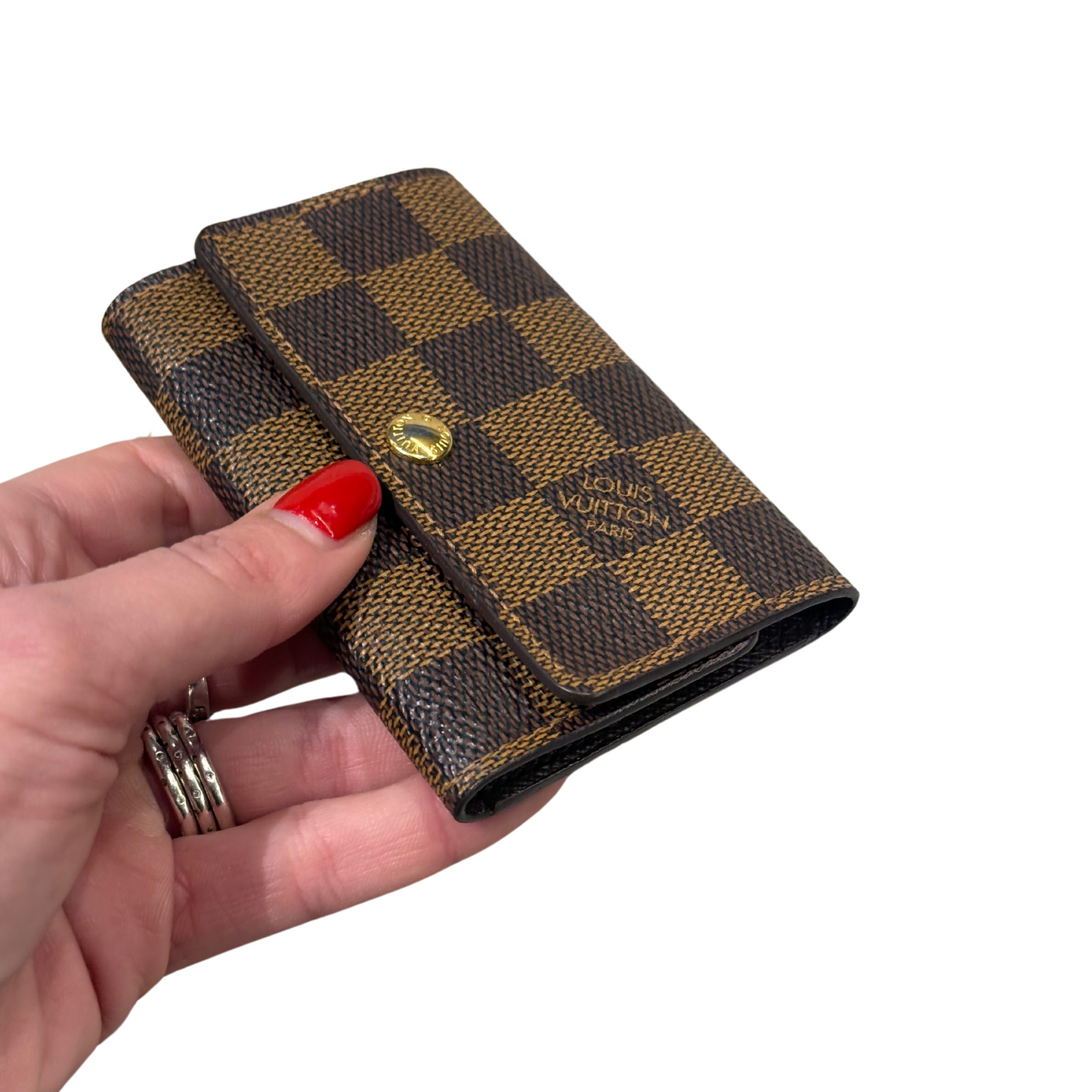 PORTACHIAVI LOUIS VUITTON DAMIER EBENE