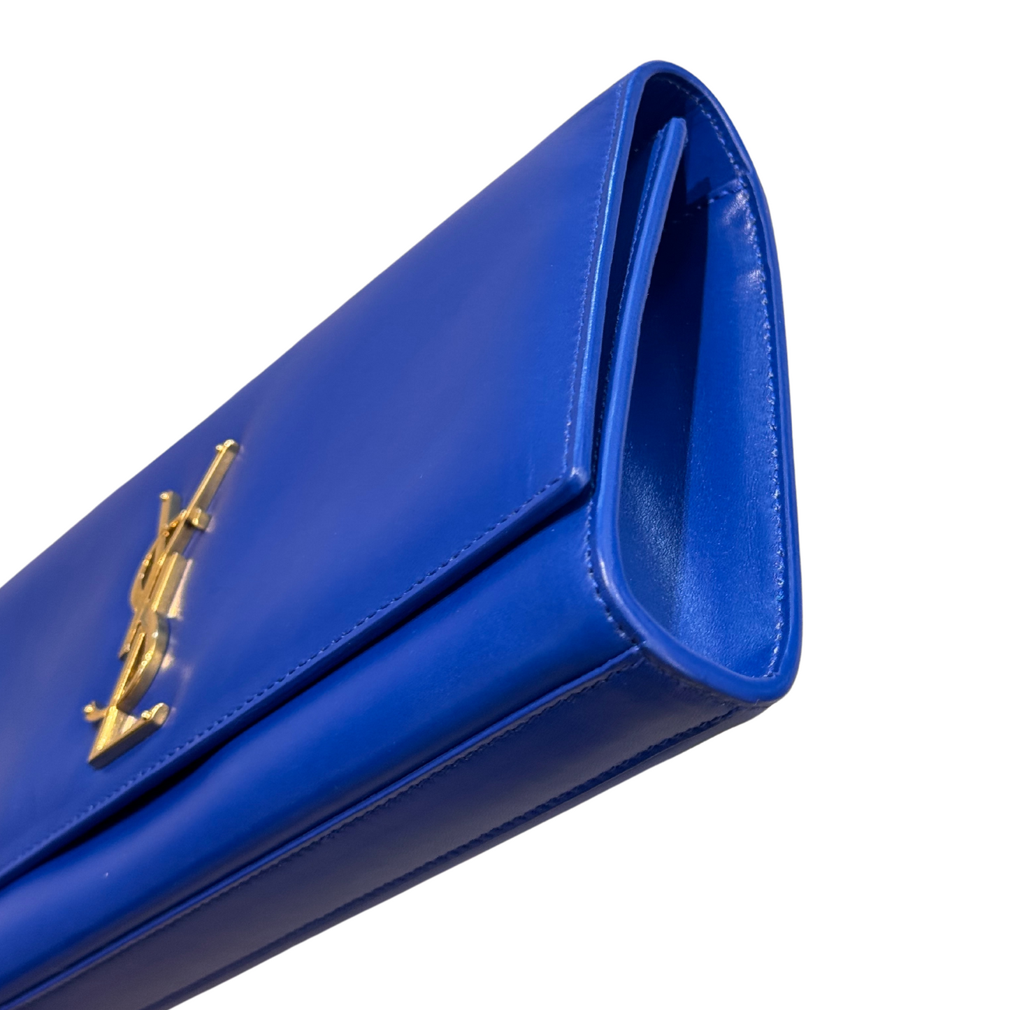 POCHETTE YSL BLU ELETTRICA