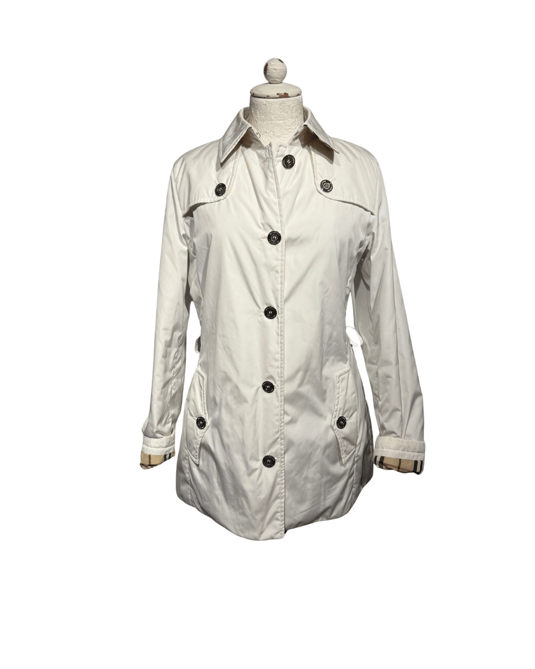 GIACCA IMPERMEABILE BURBERRY BIANCA