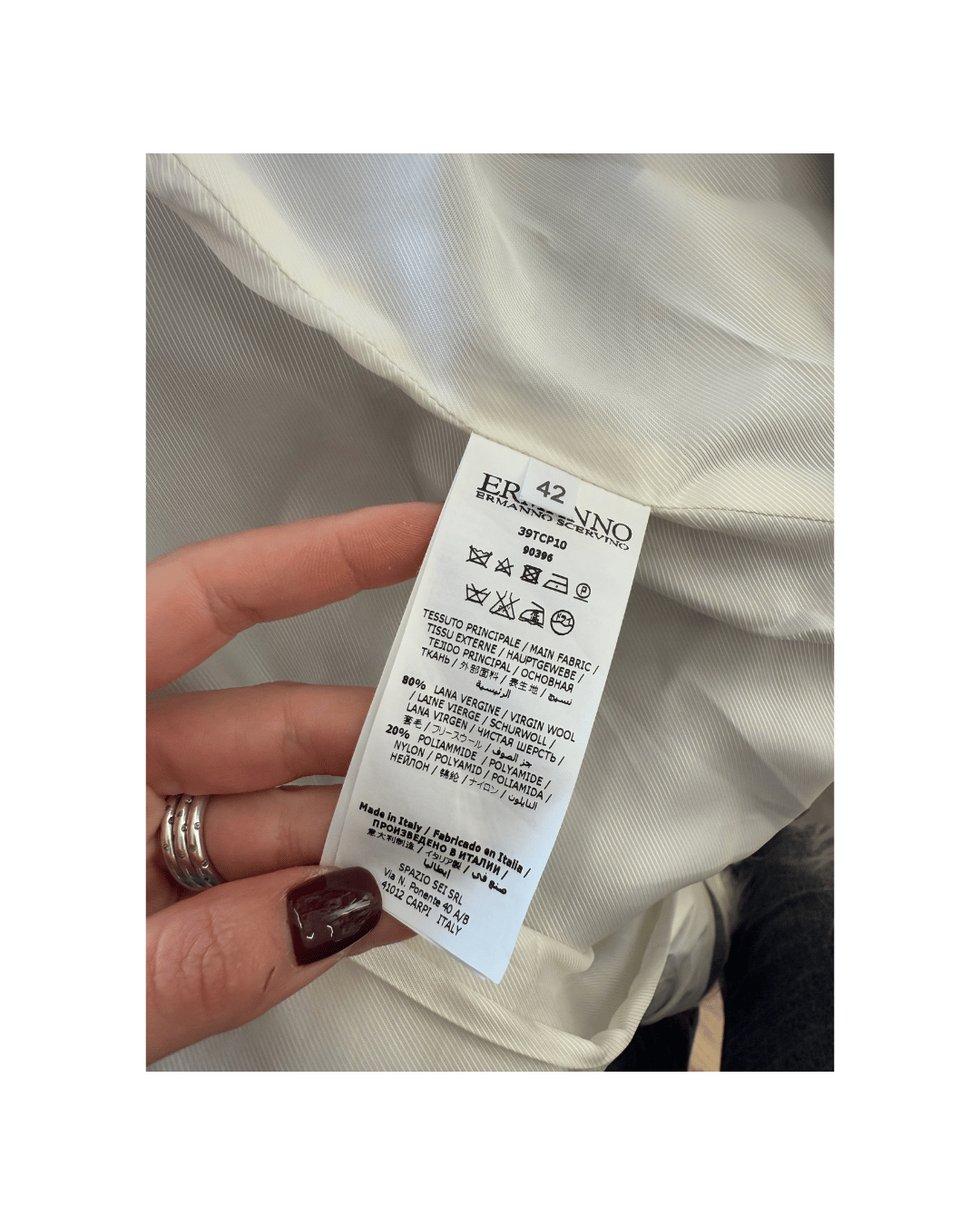 CAPPOTTO SCERVINO GRIGIO CON ecoPELLICCIA