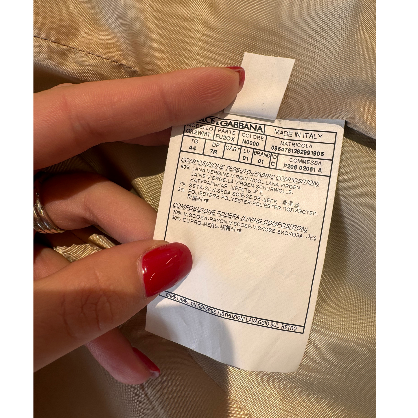 GIACCA DOLCE&GABBANA DENIM