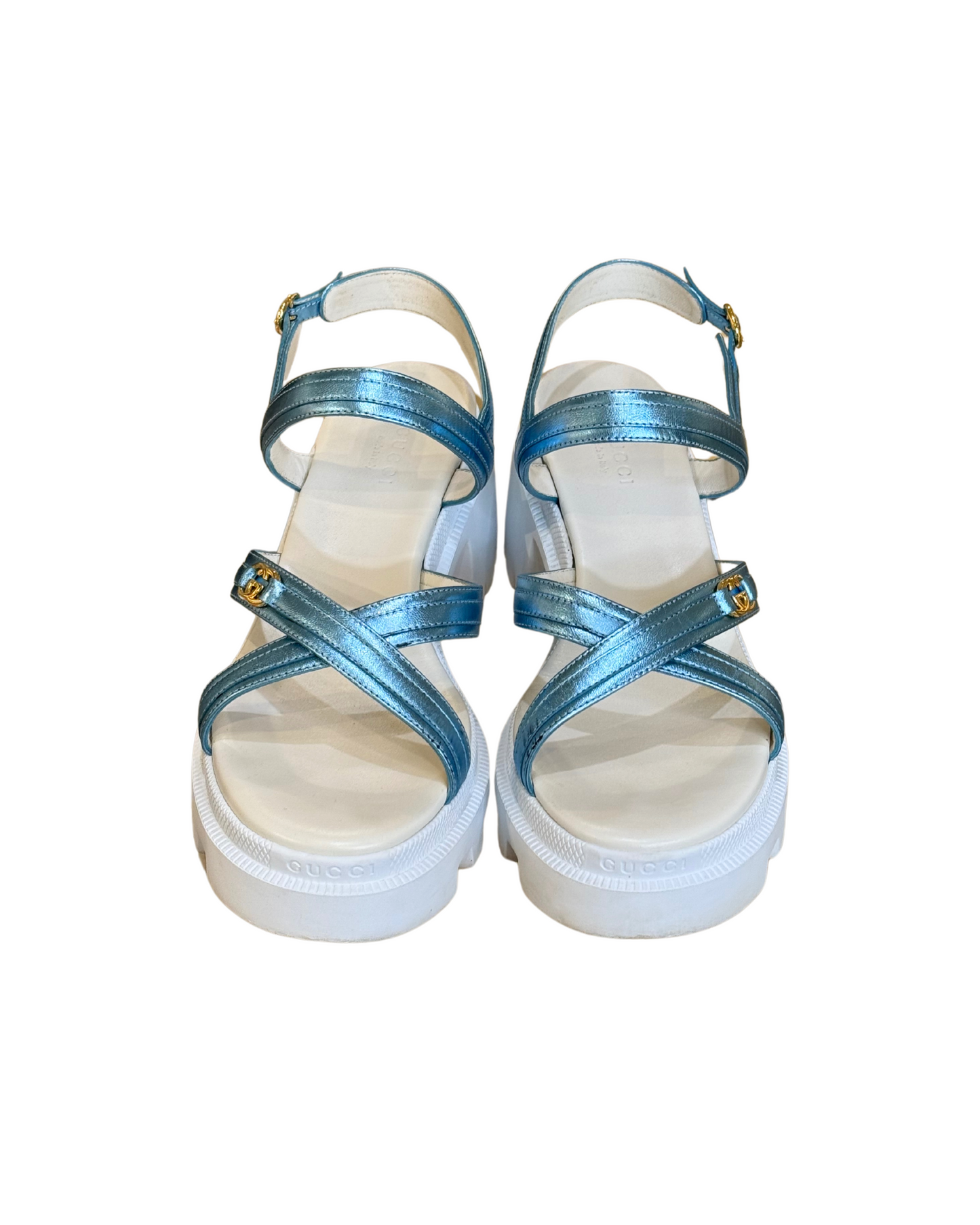 SANDALI GUCCI TURCHESI