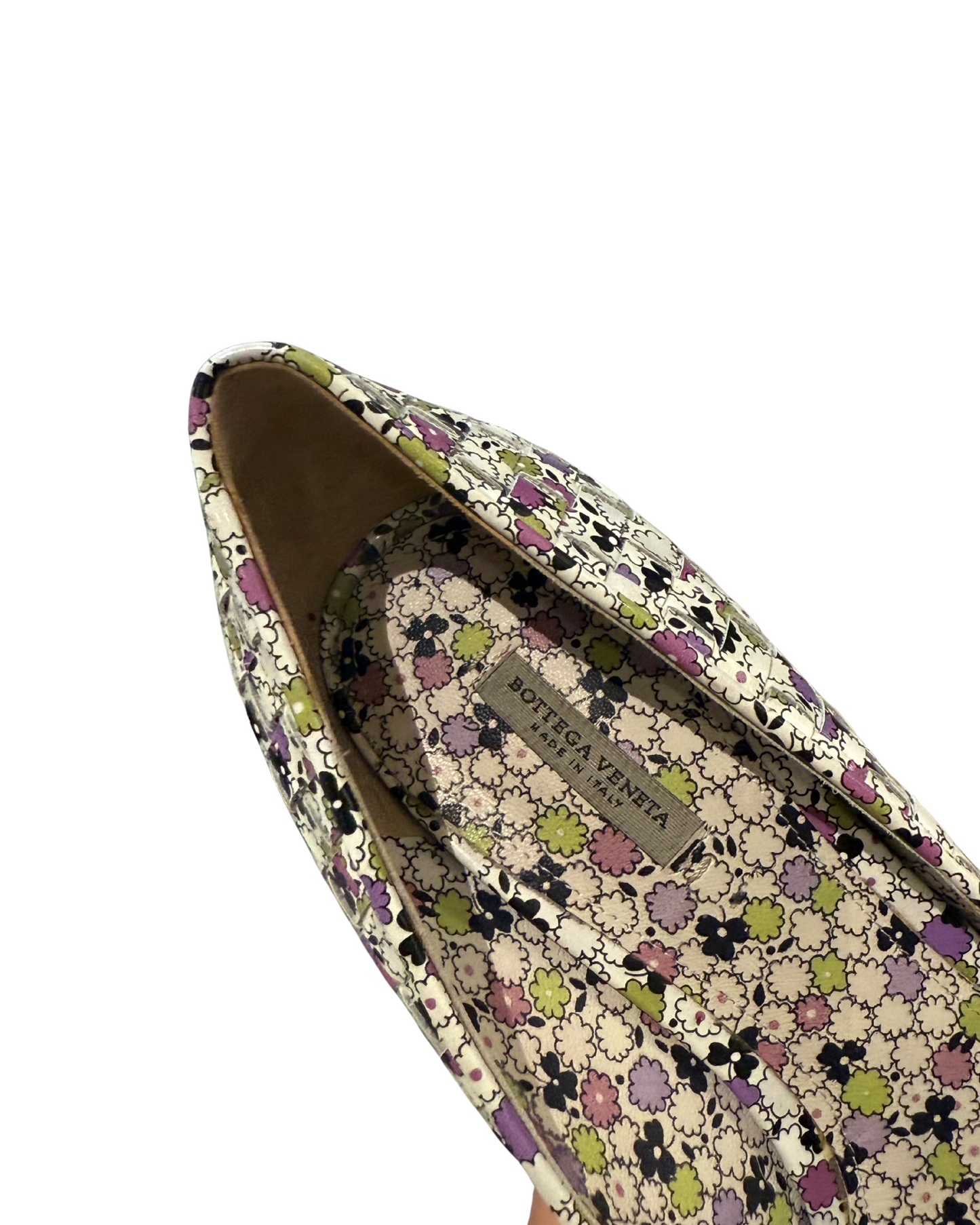 DECOLLETE BOTTEGA VENETA FANTASIA FLOREALE Nr 39