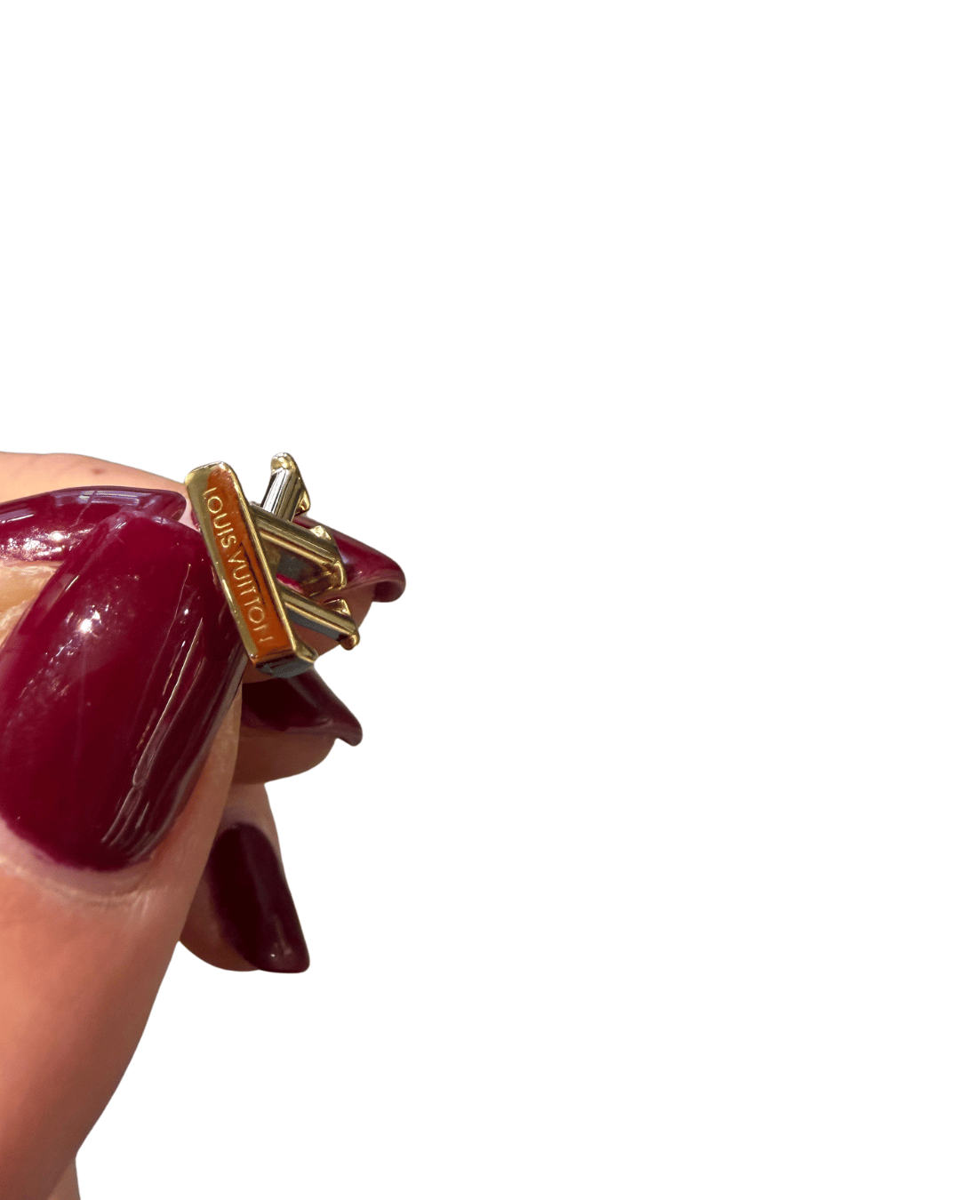 ORECCHINI LV METALLO DORATO LOUIS VUITTON