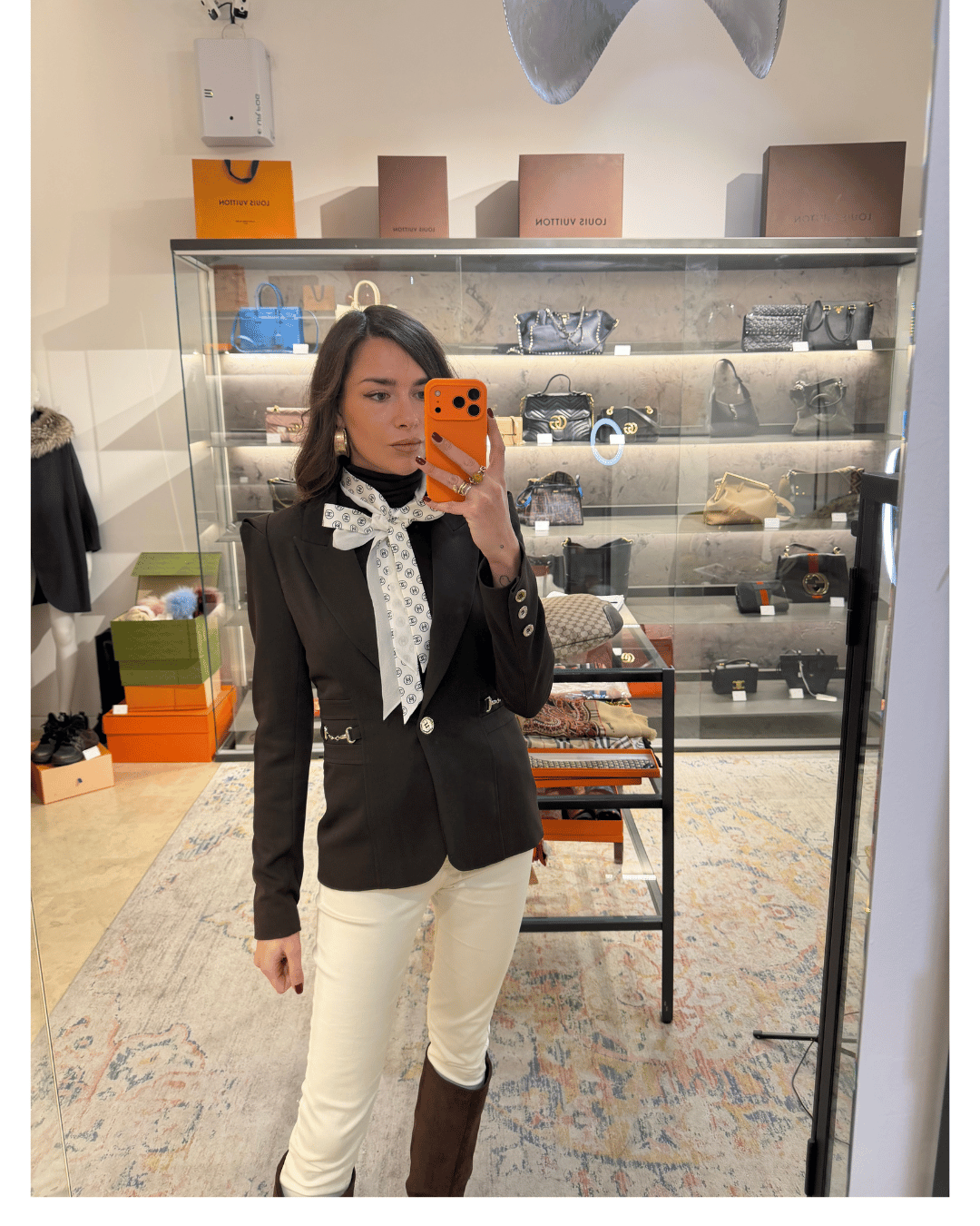 TWILLY CHANEL BIANCO E NERO