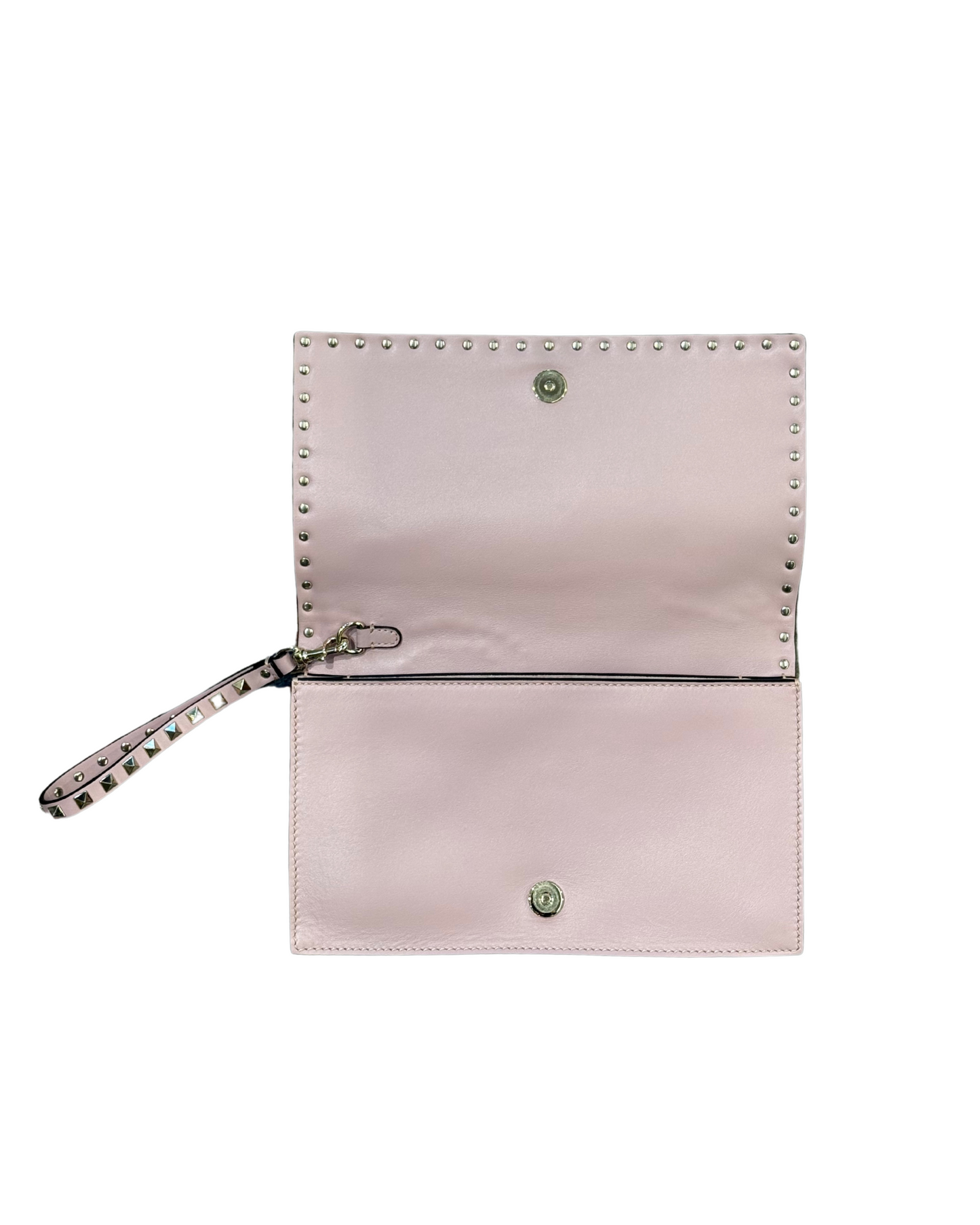 POCHETTE VALENTINO ROSA CON STAMPA FIORI
