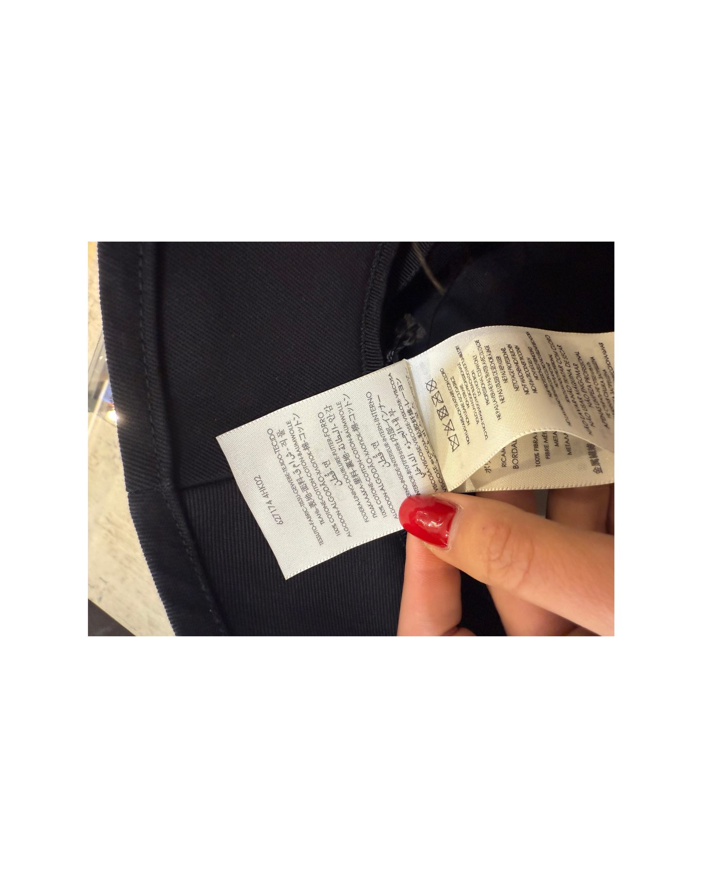 CAPPELLO GUCCI NERO