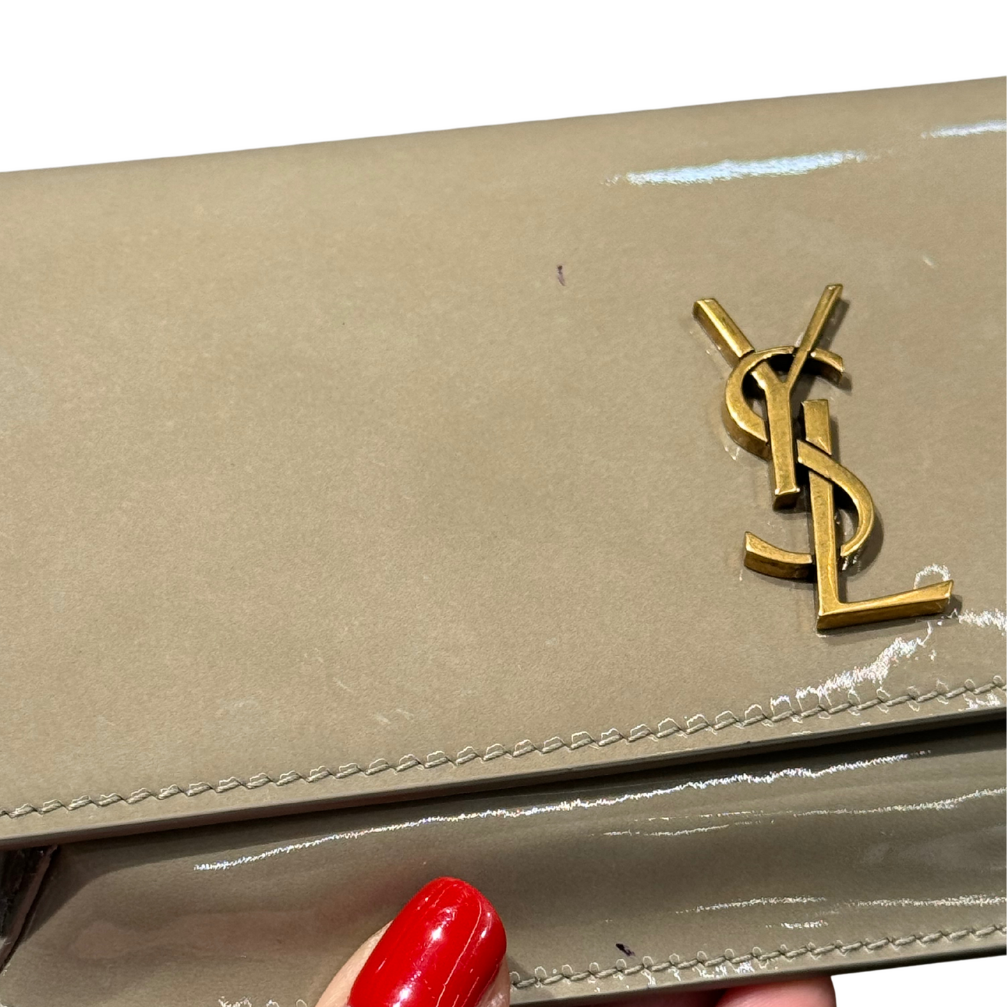 POCHETTE YSL VERNIS VERDE SALVIA