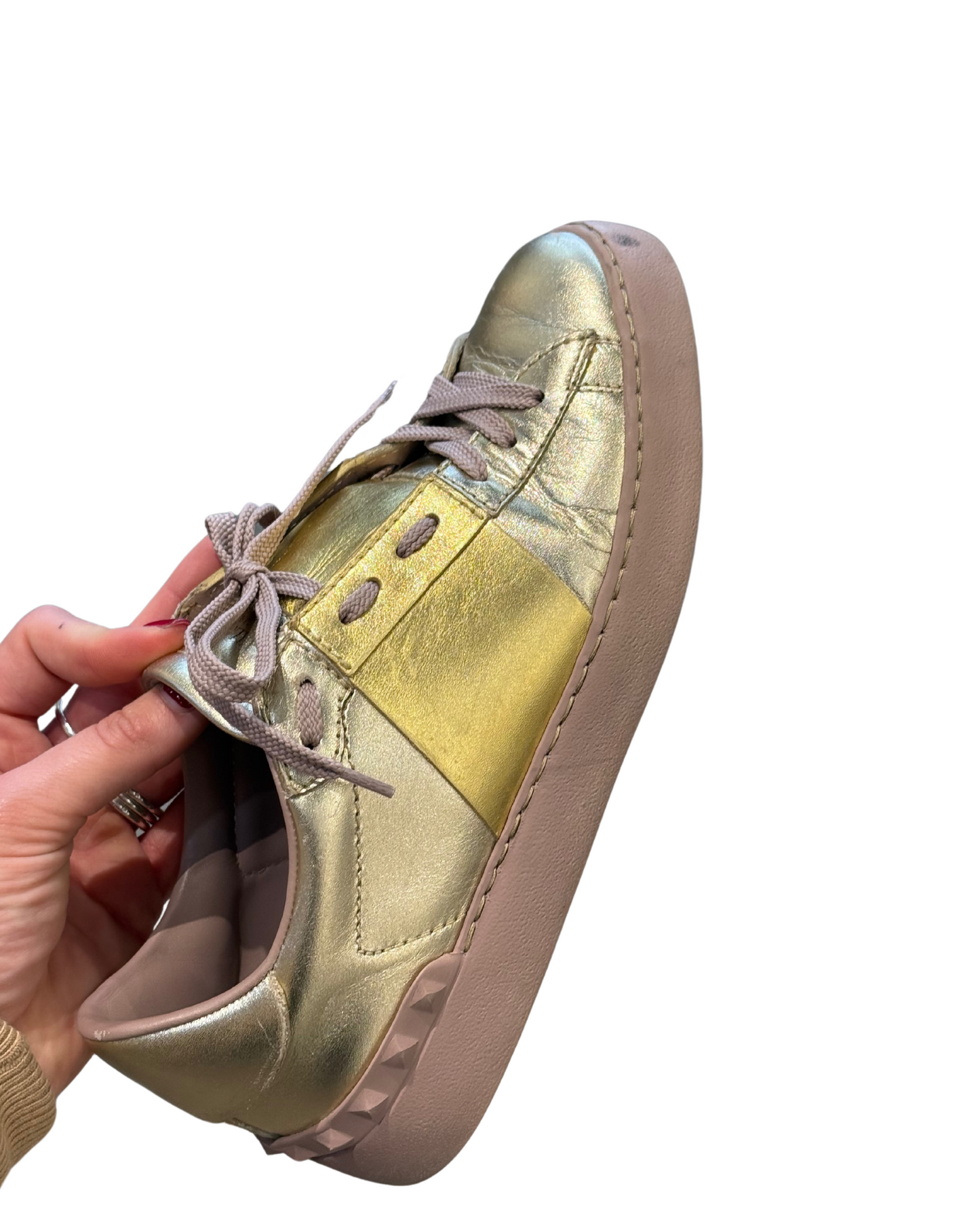 SNEAKERS VALENTINO DORATE nr37