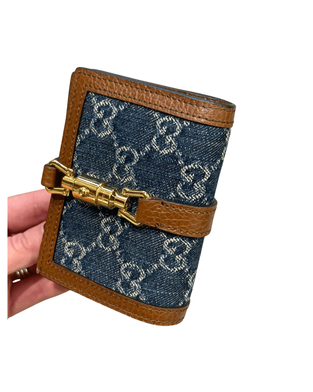 PORTAFOGLIO GUCCI DENIM JACKIE