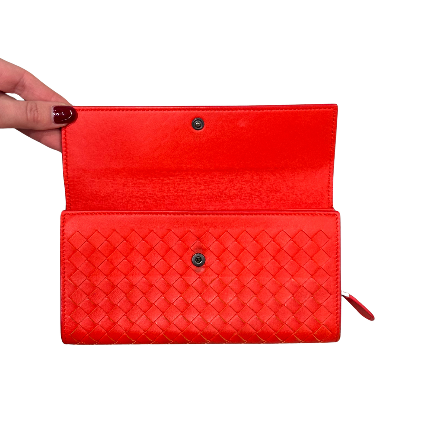 PORTAFOGLIO BOTTEGA VENETA CORALLO