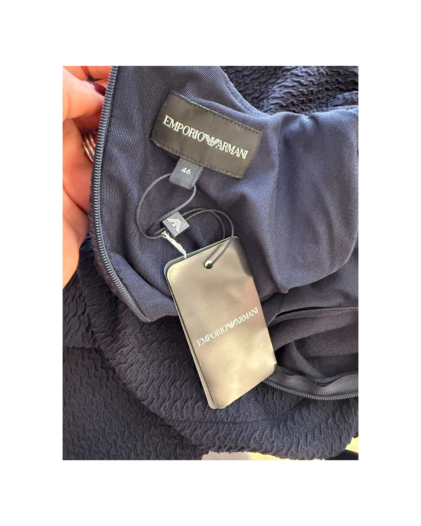 ELEGANTE TUBINO ARMANI BLU NAVY