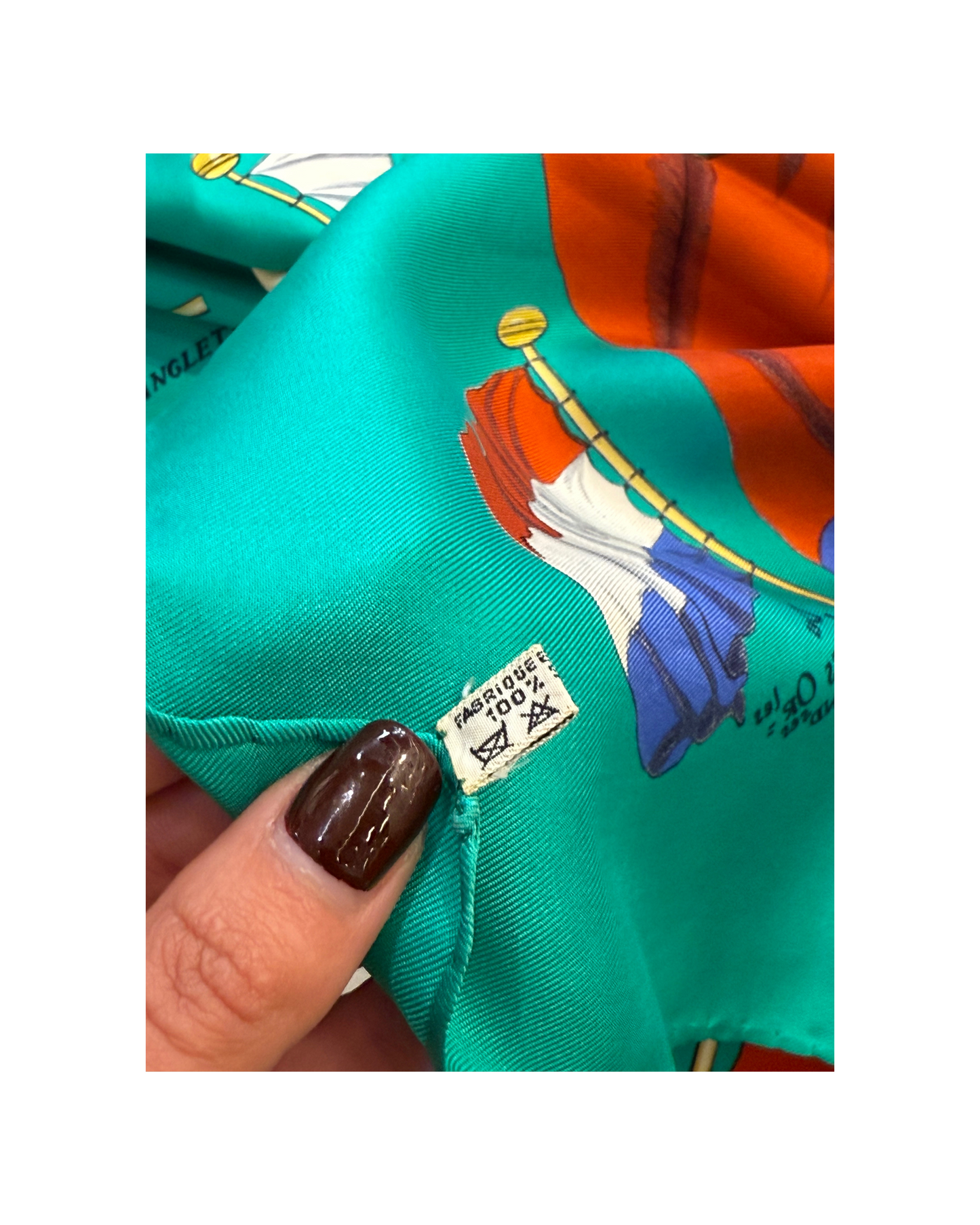 FOULARD HERMES PAVOI VERDE ACQUA