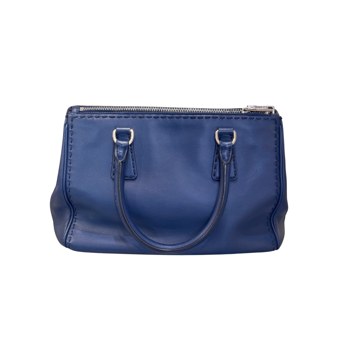BORSA DI PRADA PELLE LISCIA BLU