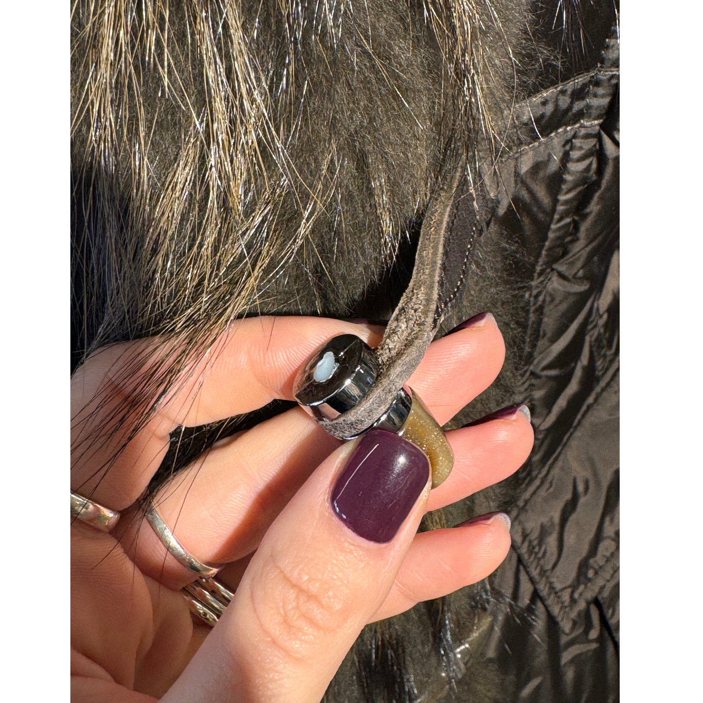 PIUMINO MONCLER CON PELO DI VOLPE