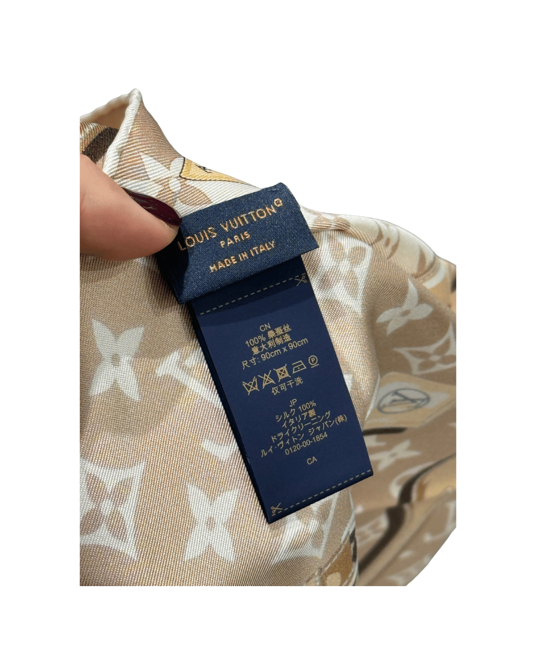 FOULARD LOUIS VUITTON MONOGRAM CHAINS