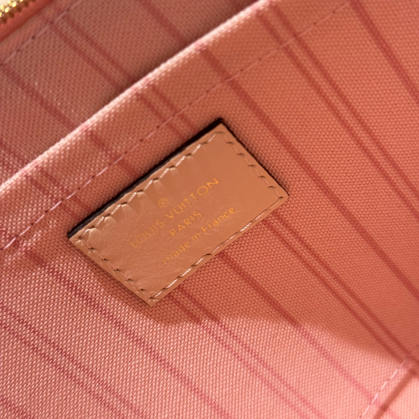 POCHETTE PIATTA DAMIER AZUR