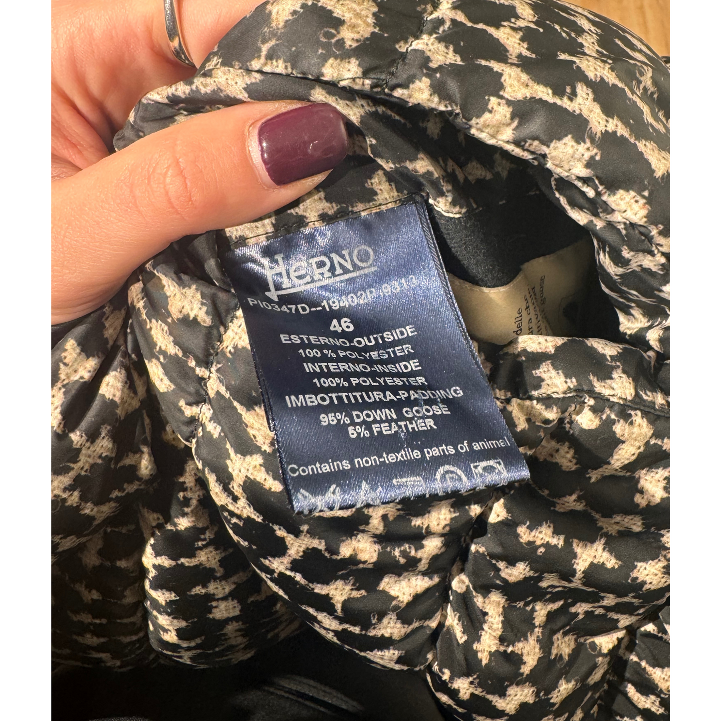 PIUMINO HERNO REVERSIBILE