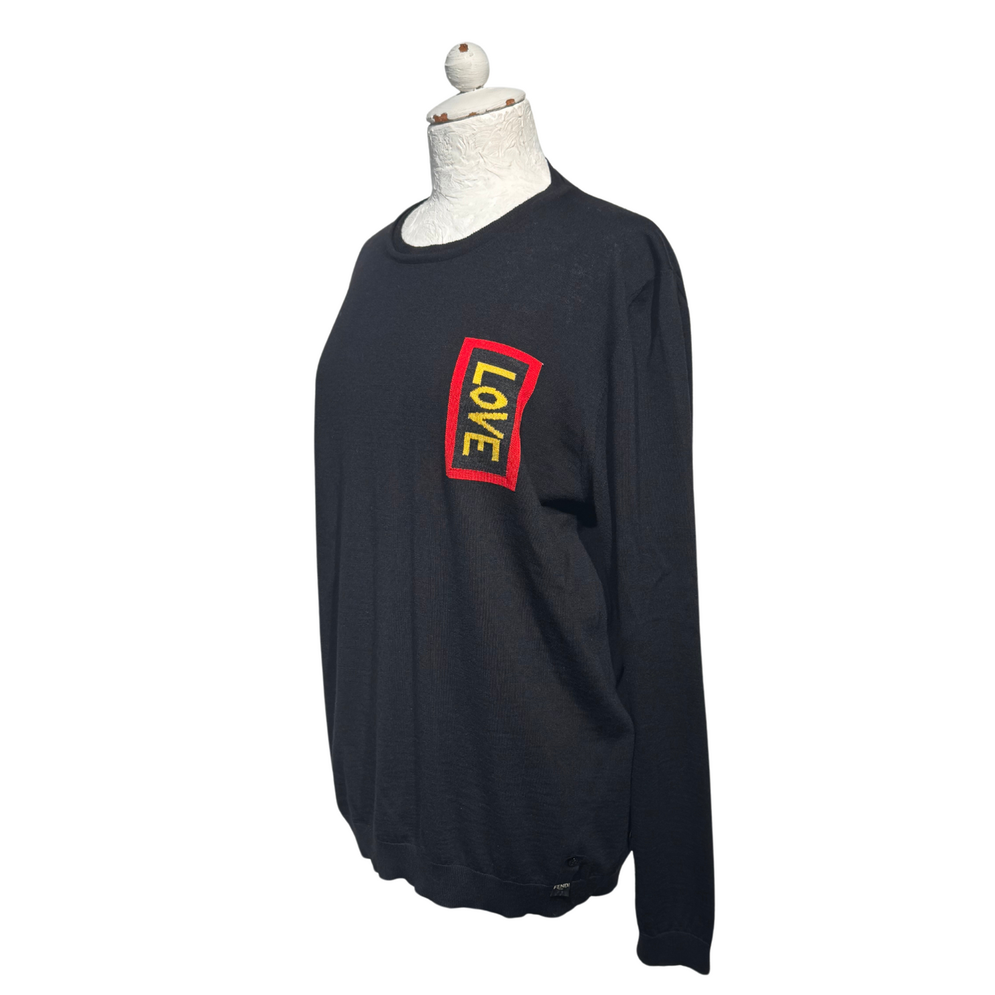 MAGLIONE UOMO FENDI NERO