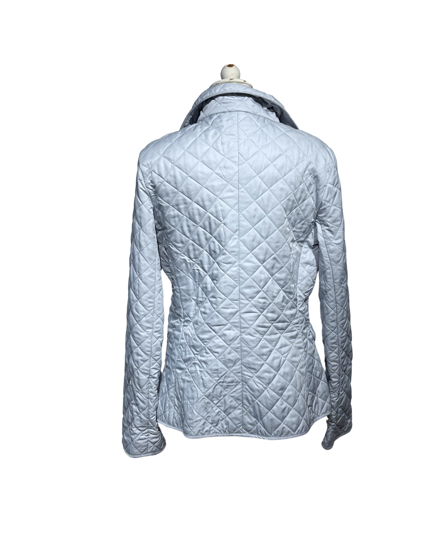 GIACCA TRAPUNTATA AZZURRO POLVERE