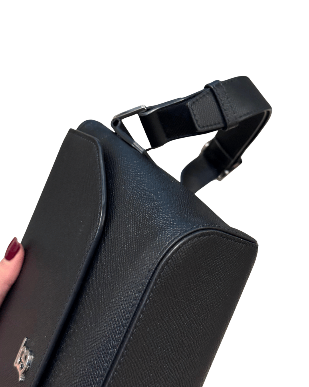 BURBERRY TB SHOULDER BAG PELLE NERA